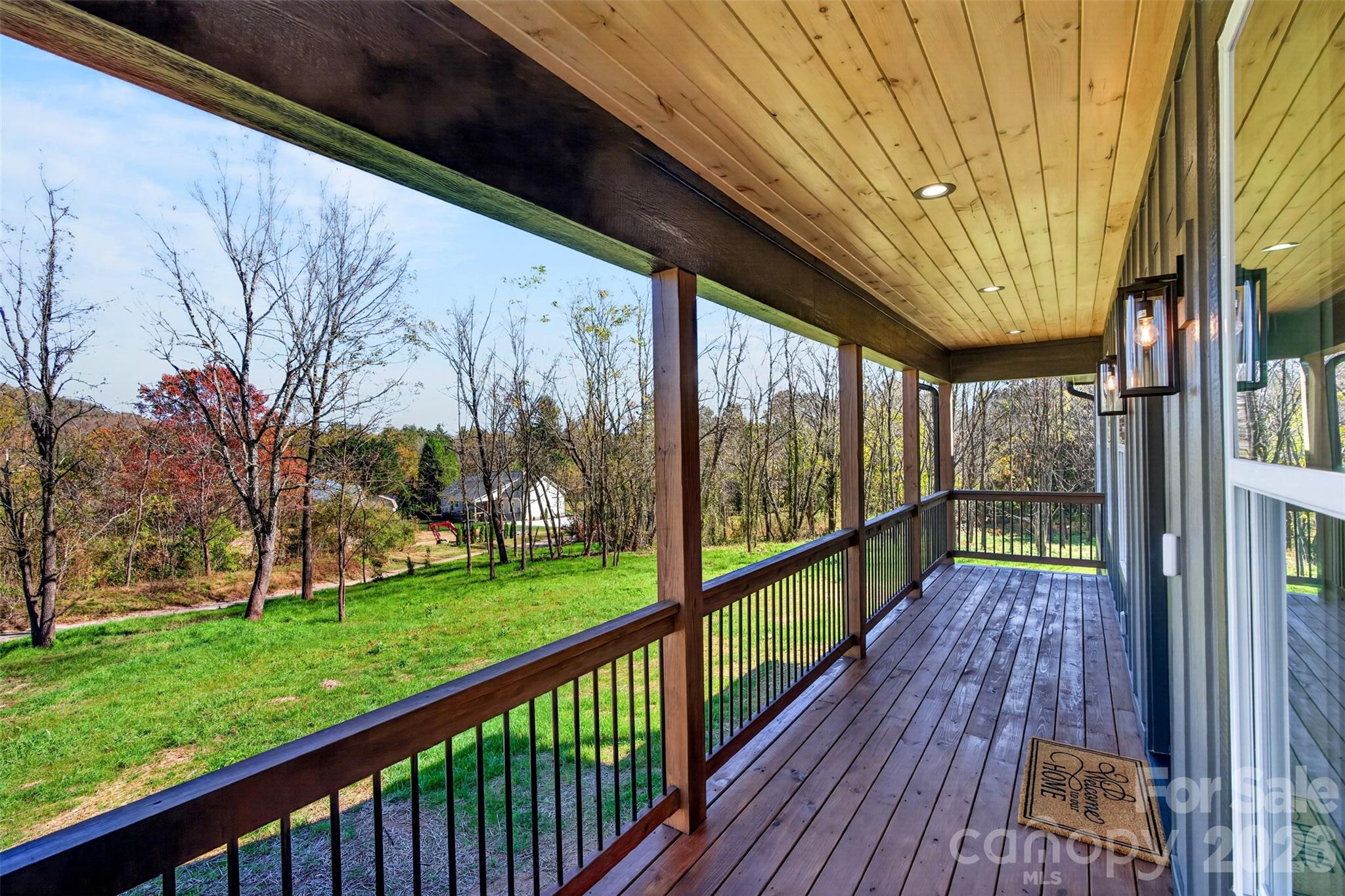Front deck views - 183 Rocky Hill Drive, Hendersonville
