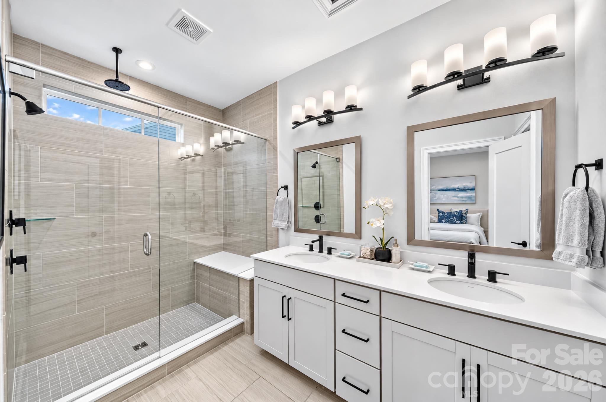 Primary Bathroom - 306 N Dotger Avenue, Charlotte