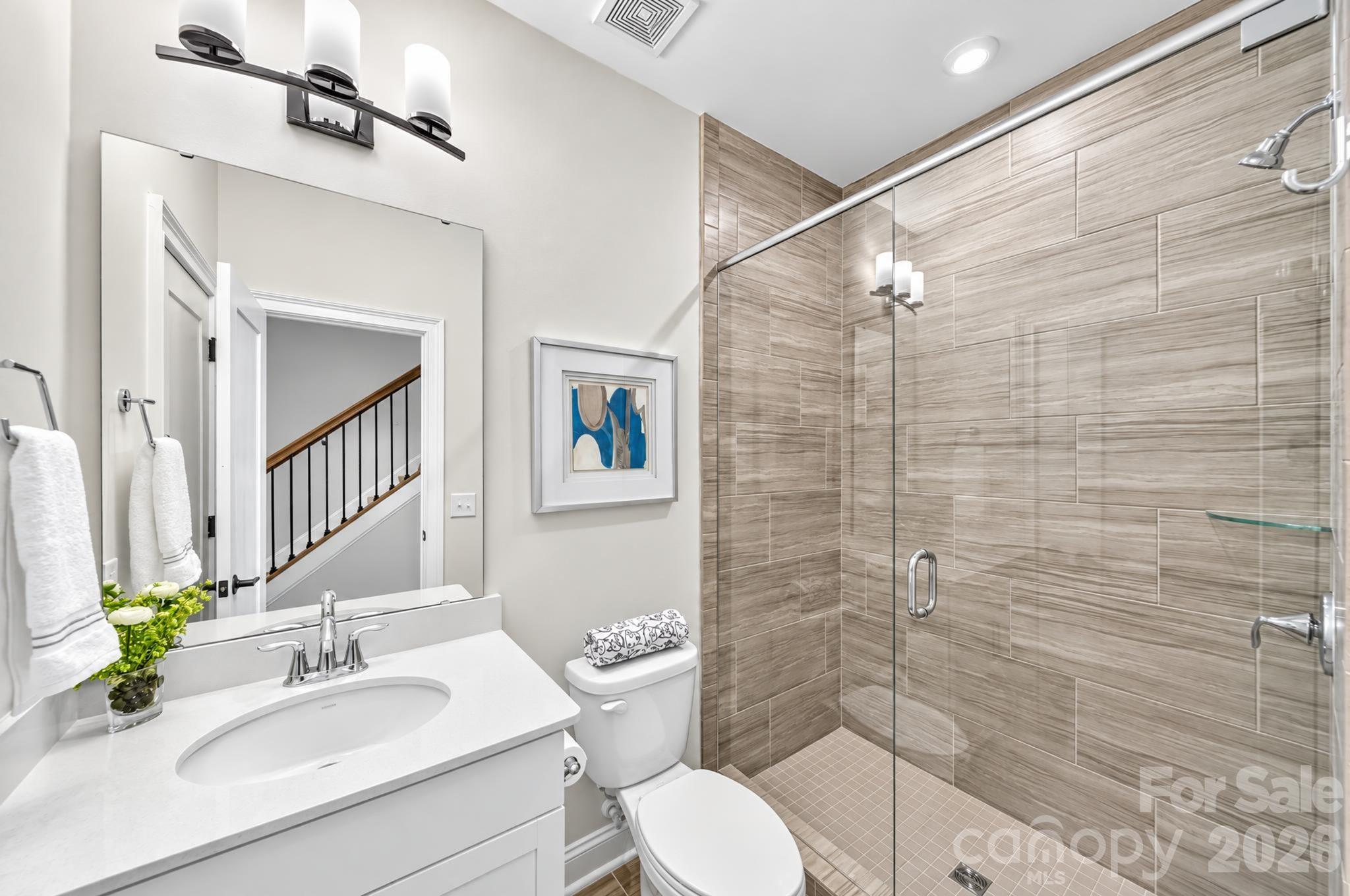 Full Bathroom on 1st Floor - 306 N Dotger Avenue, Charlotte