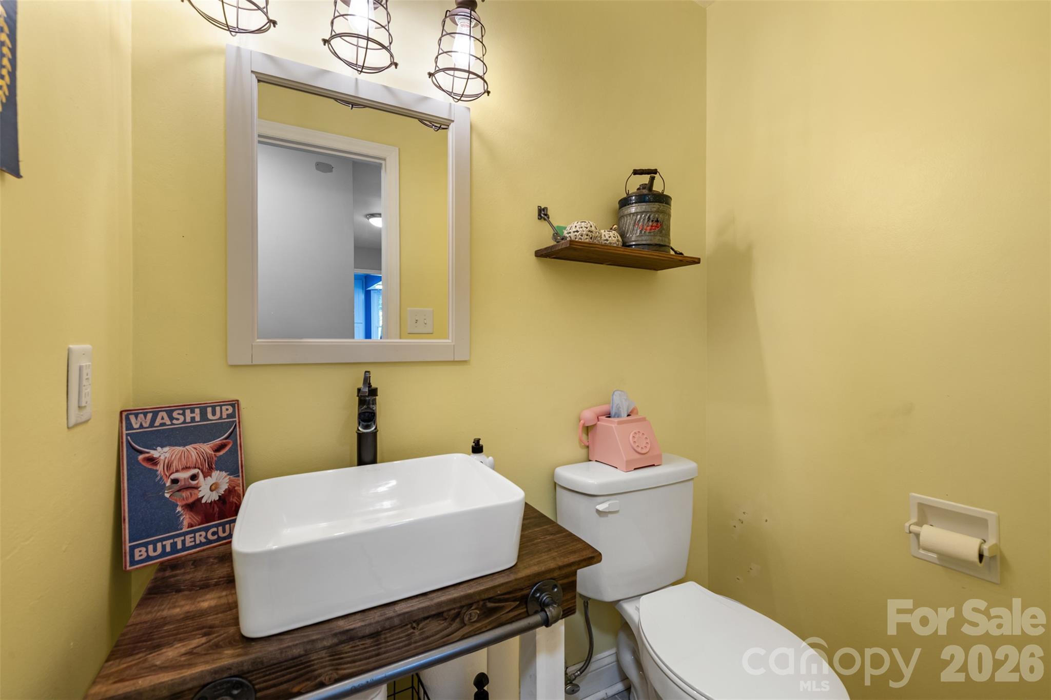 Half Bath on Main Level - 4644 Hickory Grove Road, Mount Holly
