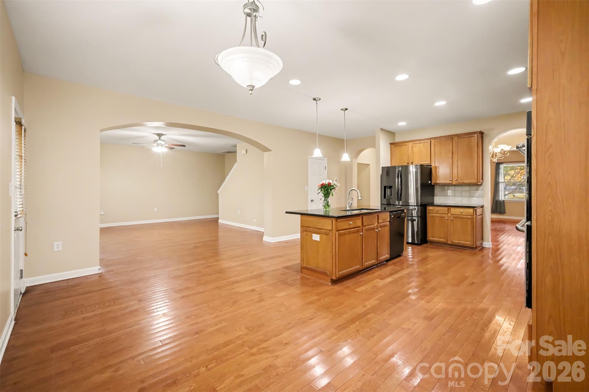 Spacious kitchen and family room - 1364 Bottle Brush Lane, Harrisburg