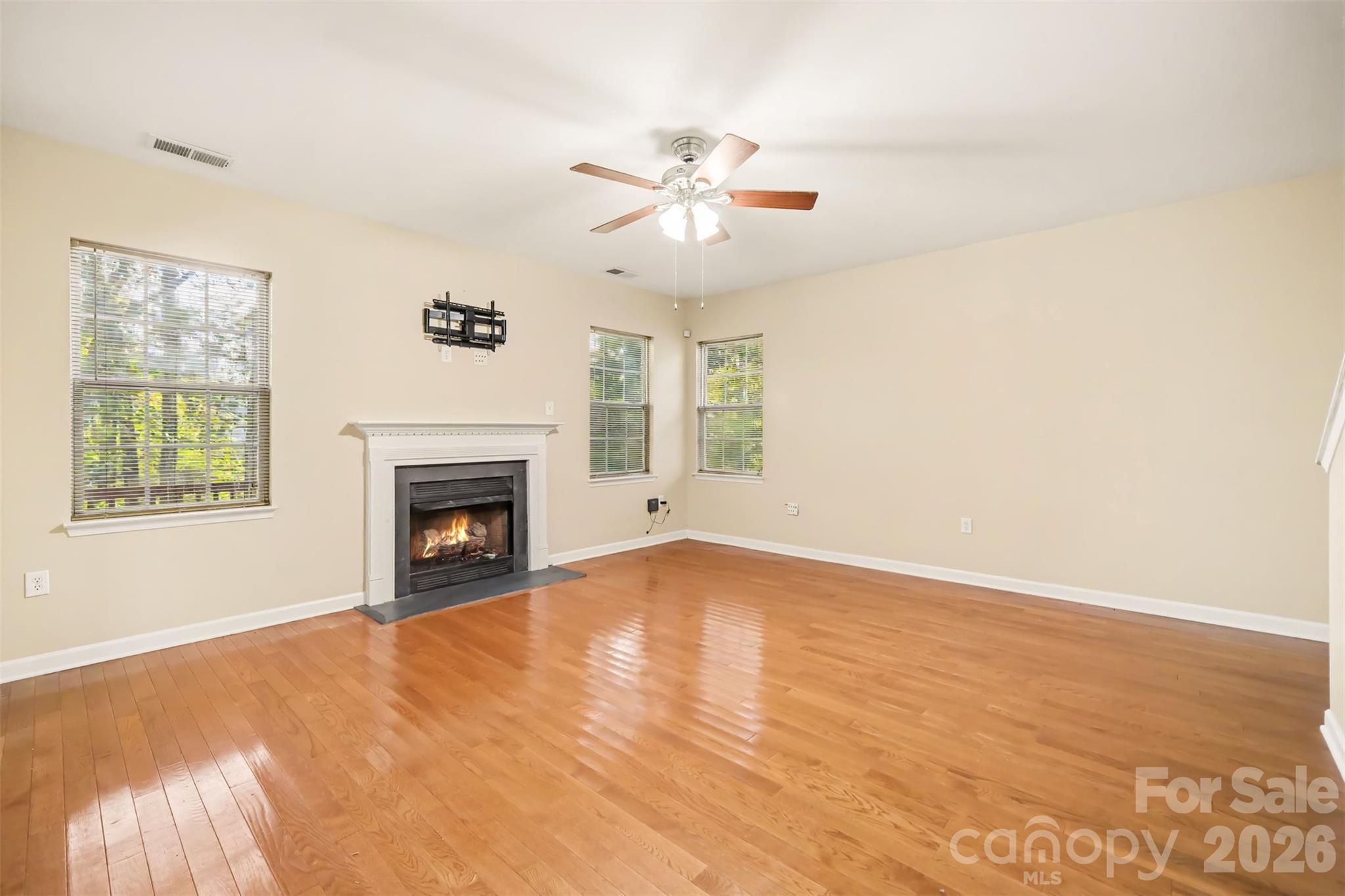 Fireplace - 1st floor family room - 1364 Bottle Brush Lane, Harrisburg