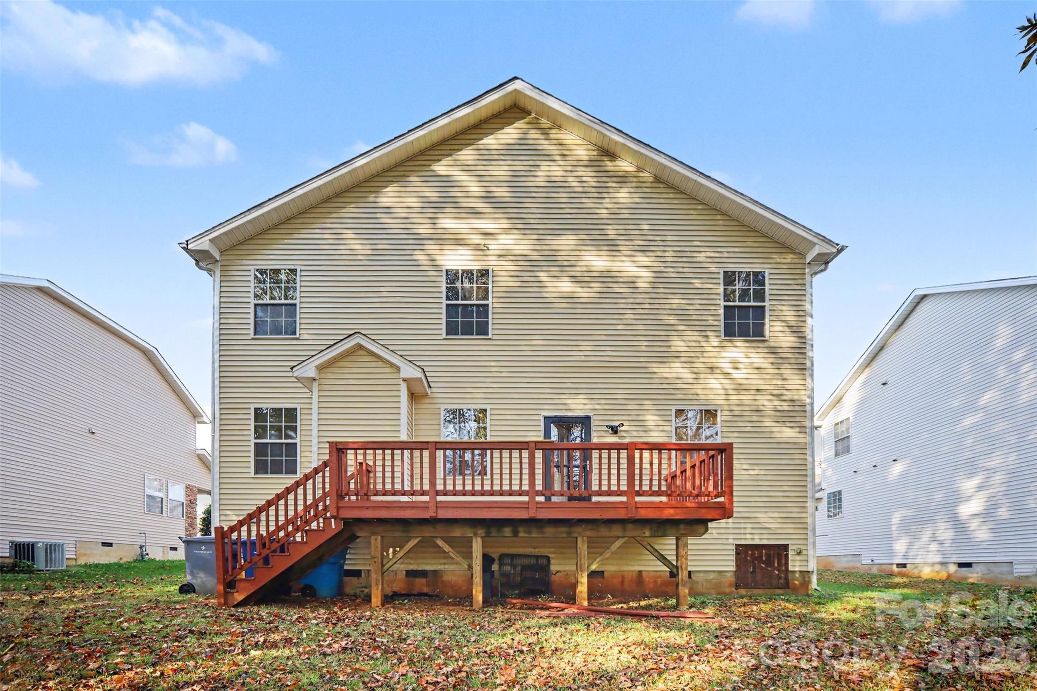 Backyard view - 1364 Bottle Brush Lane, Harrisburg