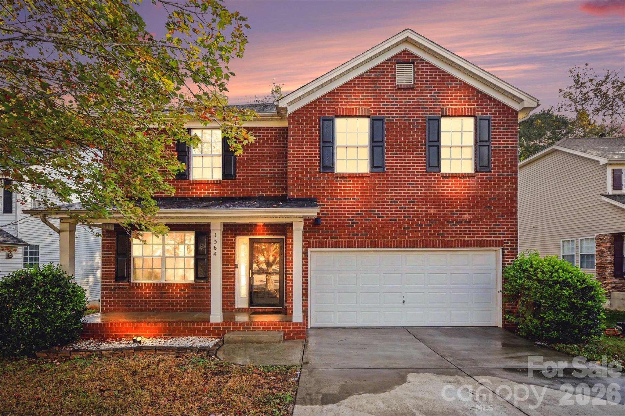Evening front of home - 1364 Bottle Brush Lane, Harrisburg