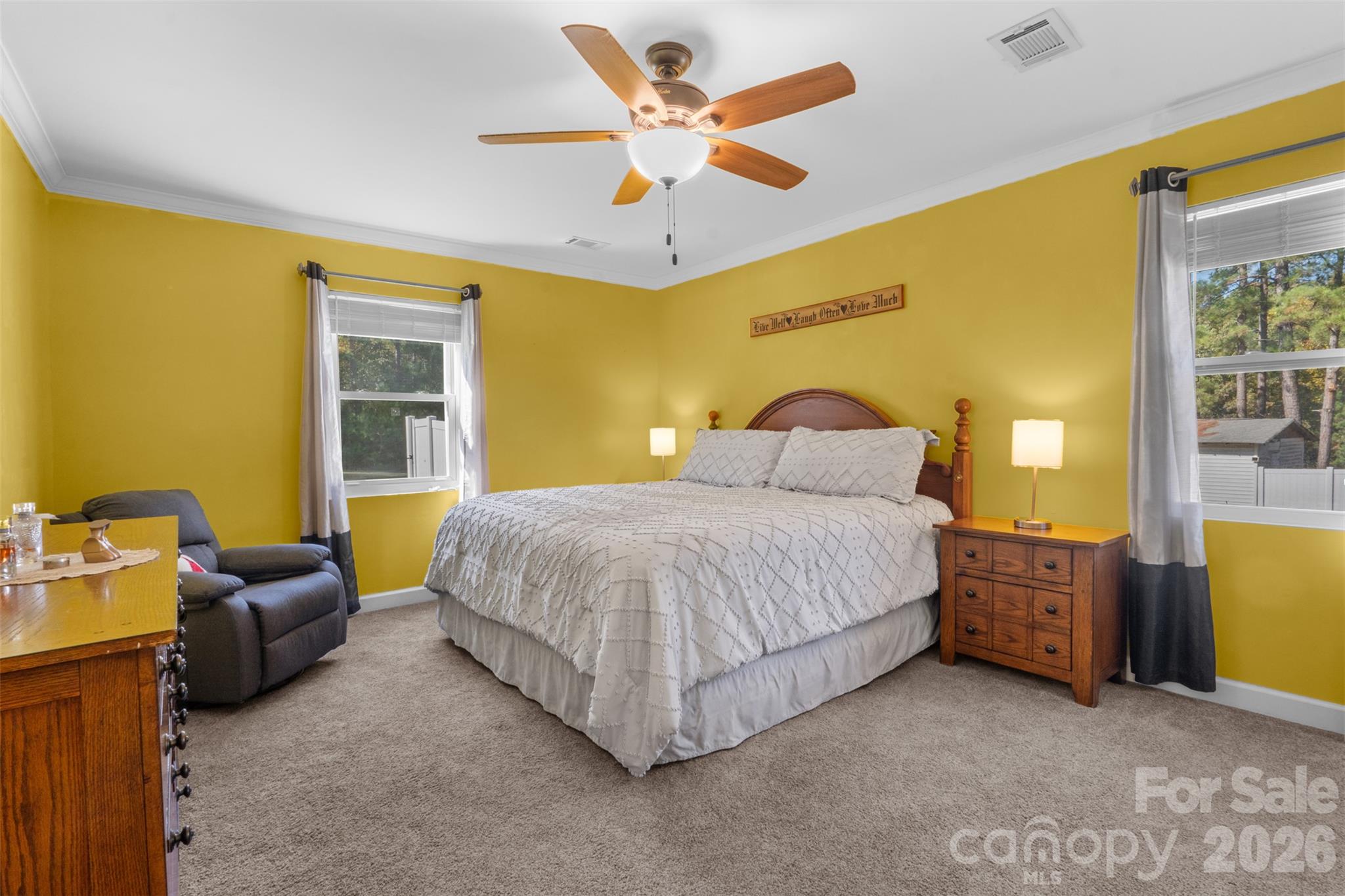 Primary Bedroom - 4576 Kincaid Bridge Road, Winnsboro