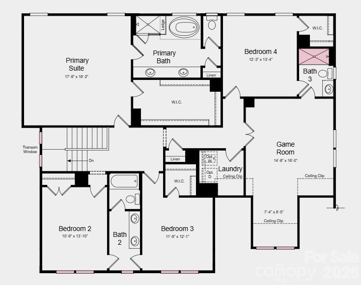 Additional Highlights include: Garage energy package, tray ceiling at great room, shower only at bath 3, and windows at stairs. - 3244 Tramore Drive, Harris