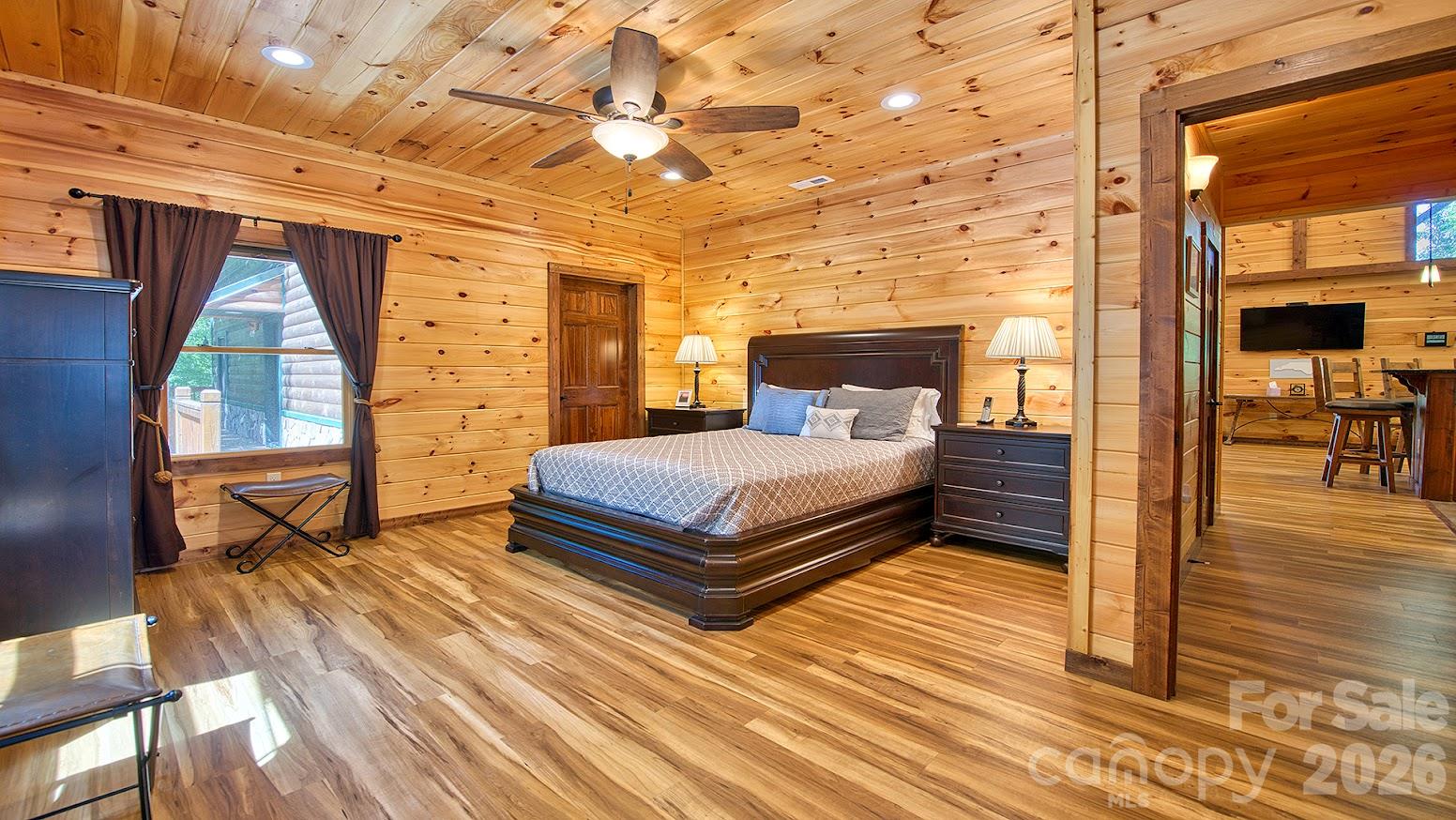 Primary Bedroom on Main Level - 1450 Mountain Laurel Road, Whittier