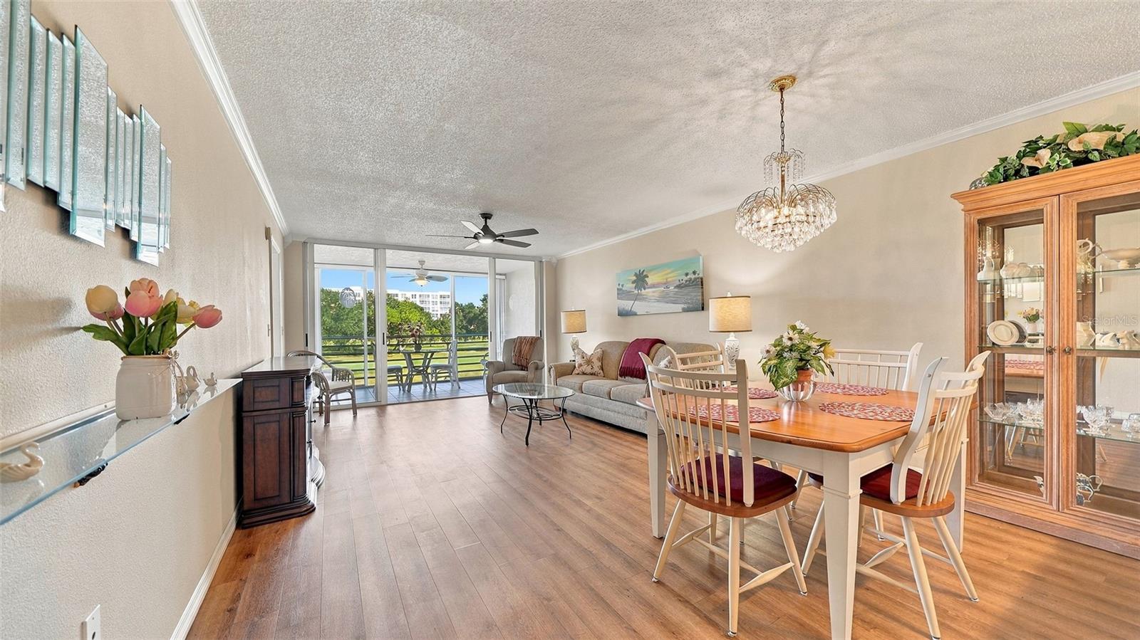 Combination Dining/Living Room - 4550 PINEBROOK CIR #203, BRADENTON