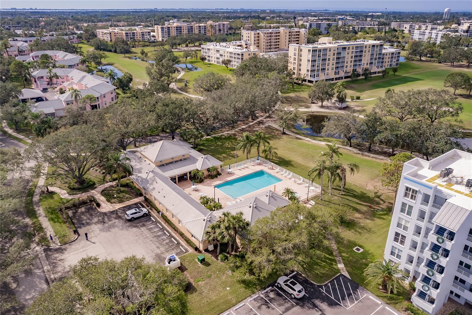 Overhead view of the Clubhouse - 4550 PINEBROOK CIR #203, BRADENTON