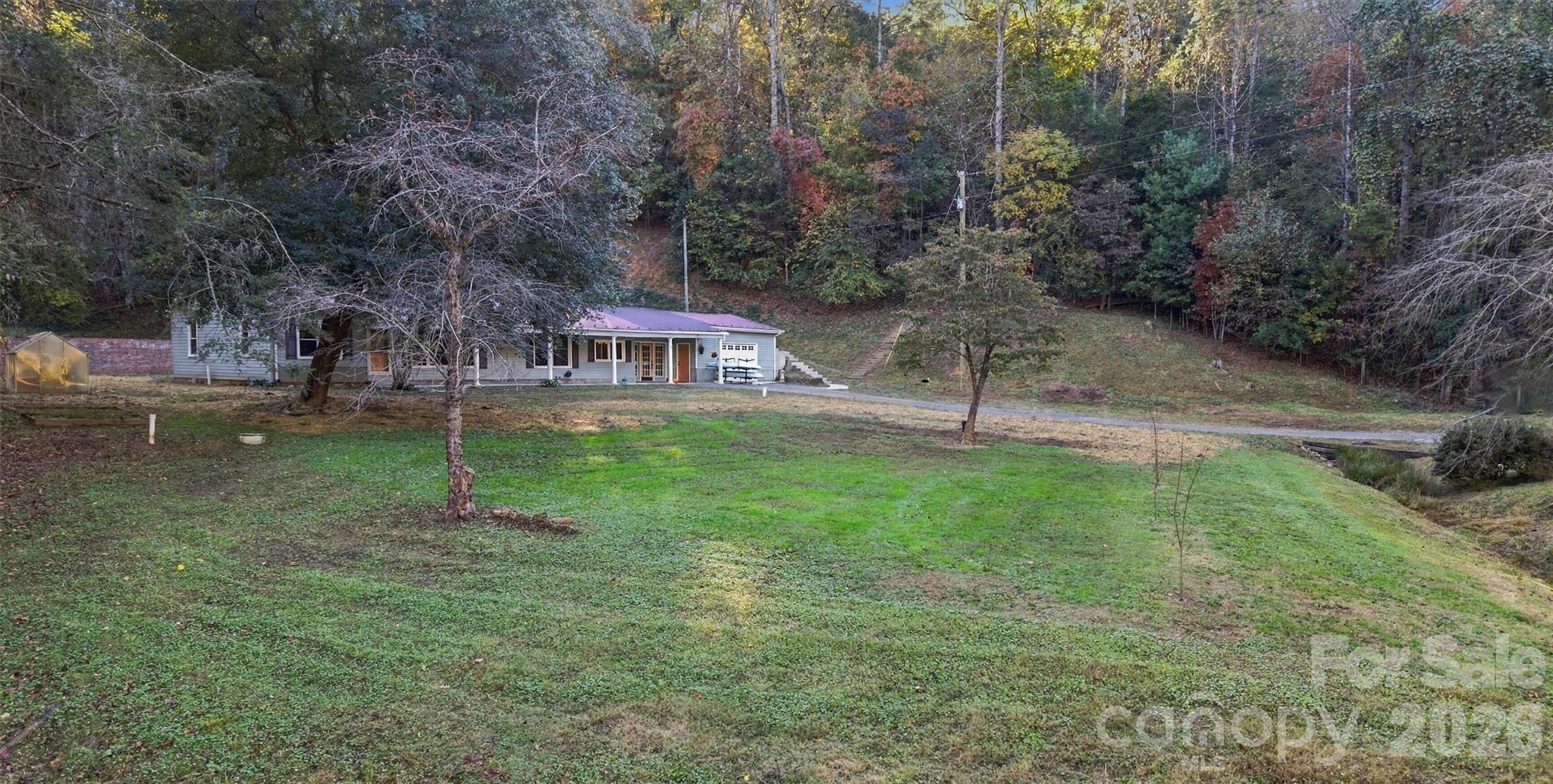 Front Yard Focused View - 2395 Good Times Lane, Lenoir