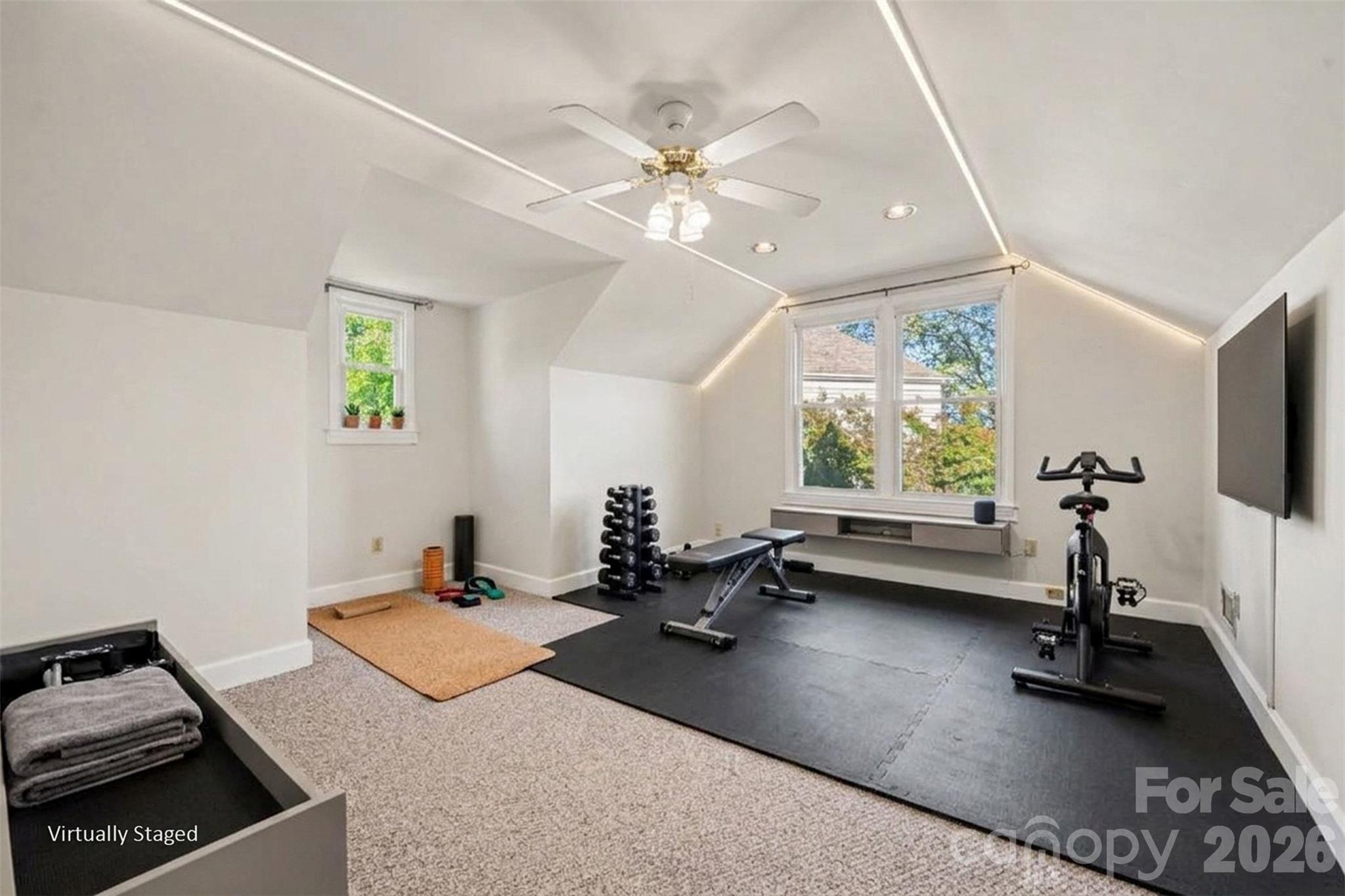 Virtually Staged - 4th Bed/Bonus Room - 7943 Elphin Court, Charlotte