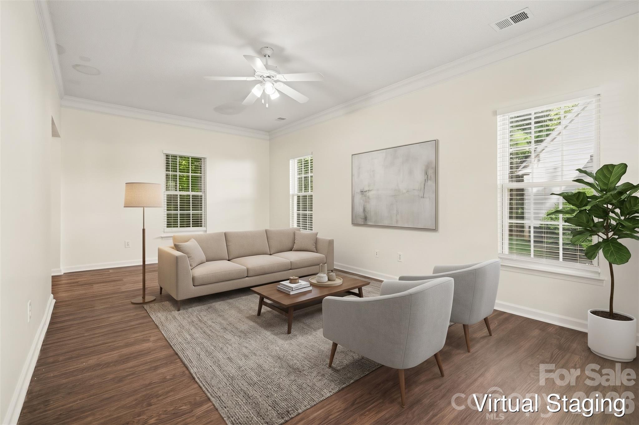 Virtually staged - 5547 Whispering Wind Lane, Indian Trail