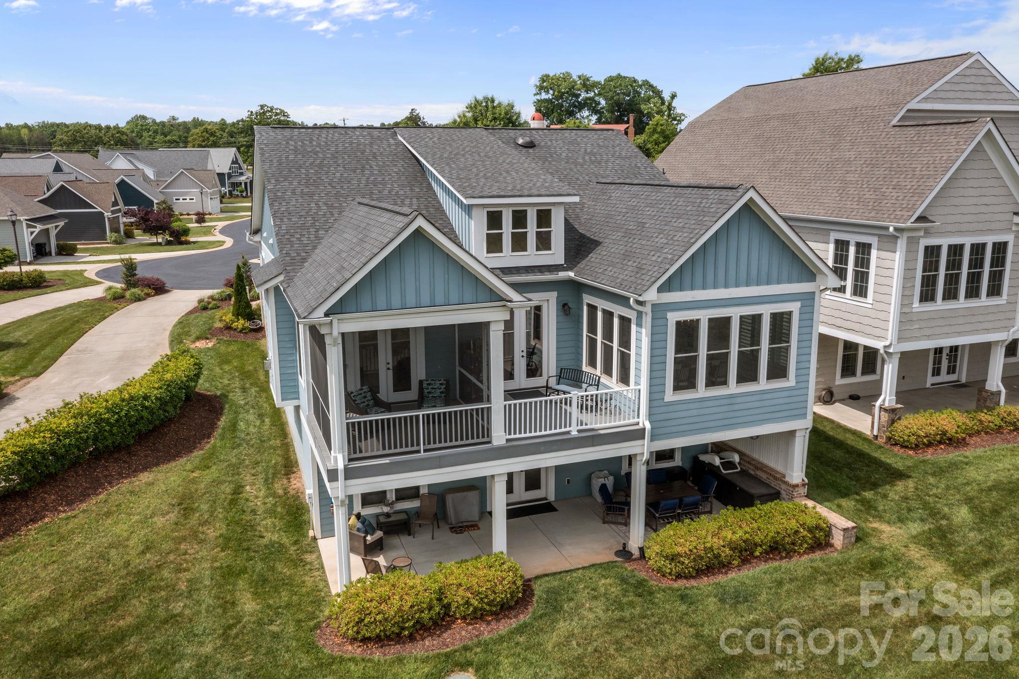 Rear Elevation of property - 122 Sisters Cove Court, Mooresville