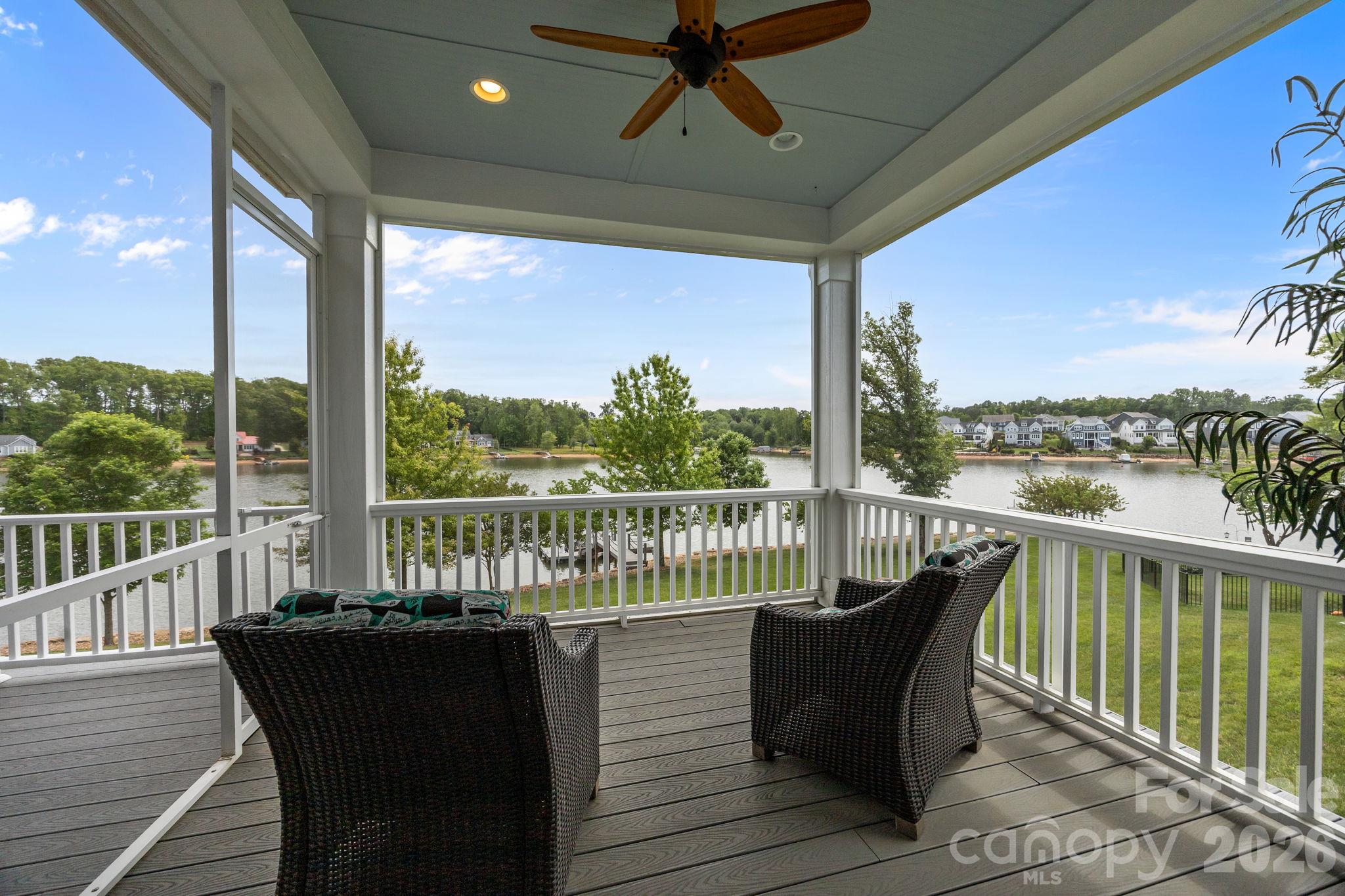 Screened Porch overlooking Lake Norman - 122 Sisters Cove Court, Mooresville