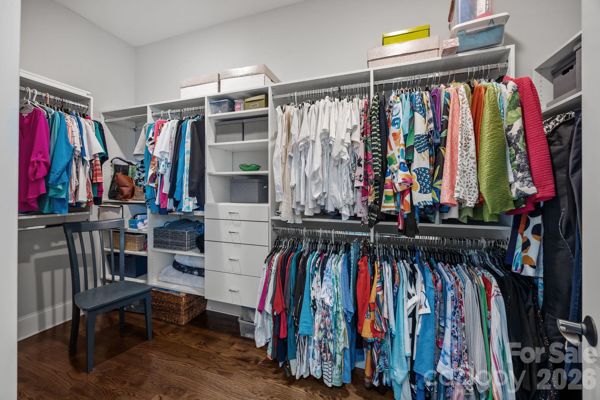 Primary Closet - 122 Sisters Cove Court, Mooresville