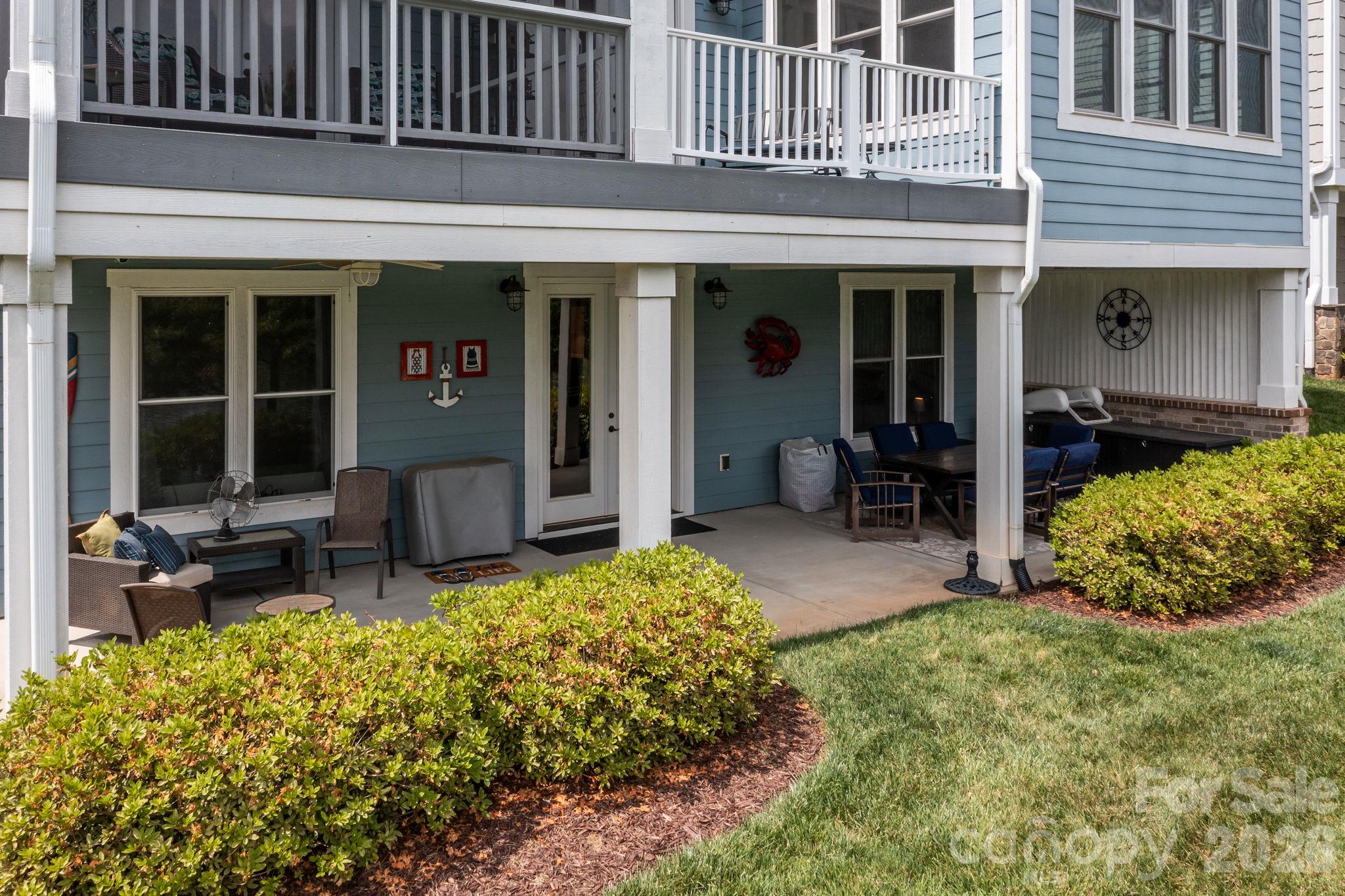 Walk-out basement patio - 122 Sisters Cove Court, Mooresville