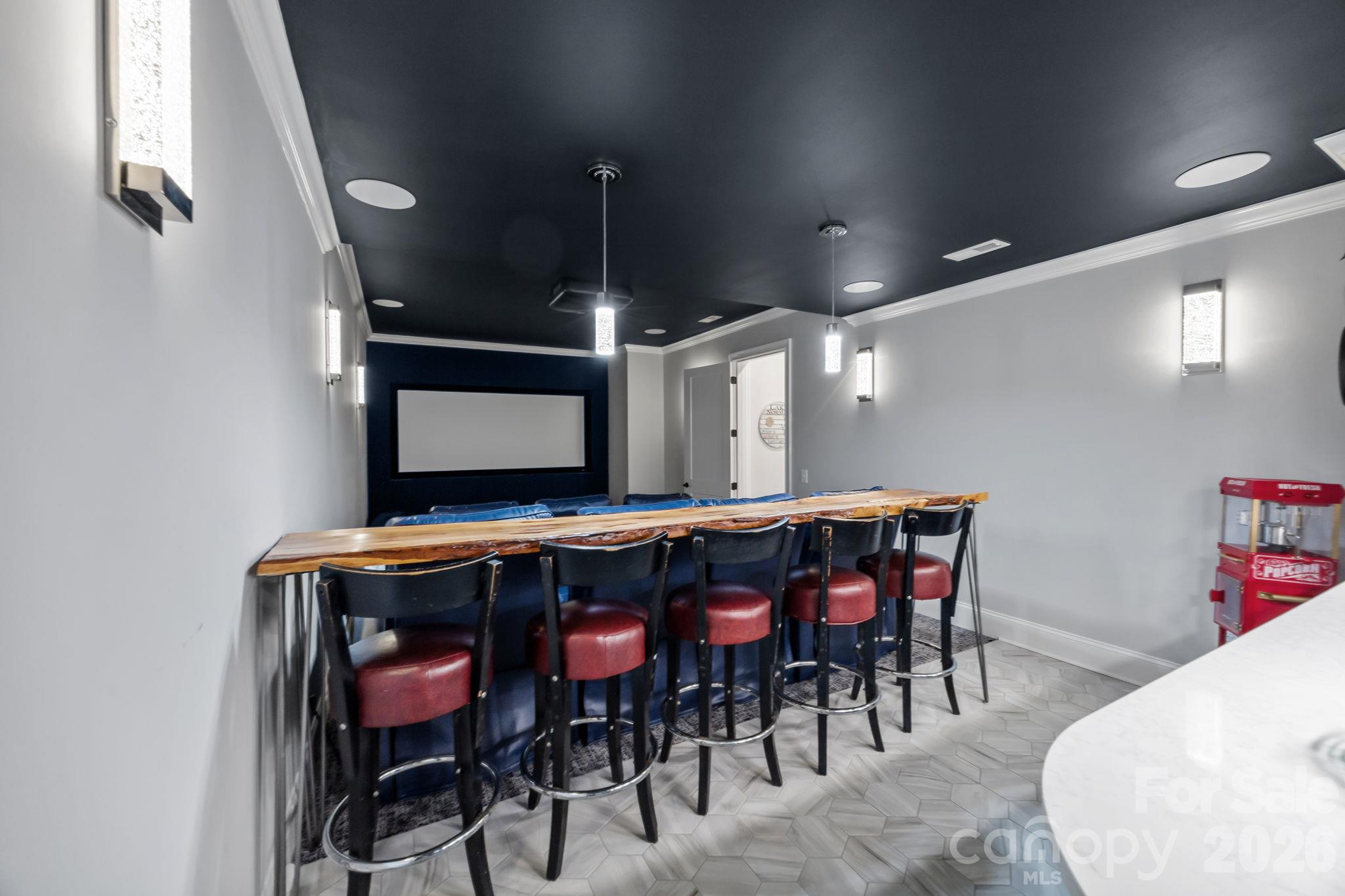 Theater room - 122 Sisters Cove Court, Mooresville