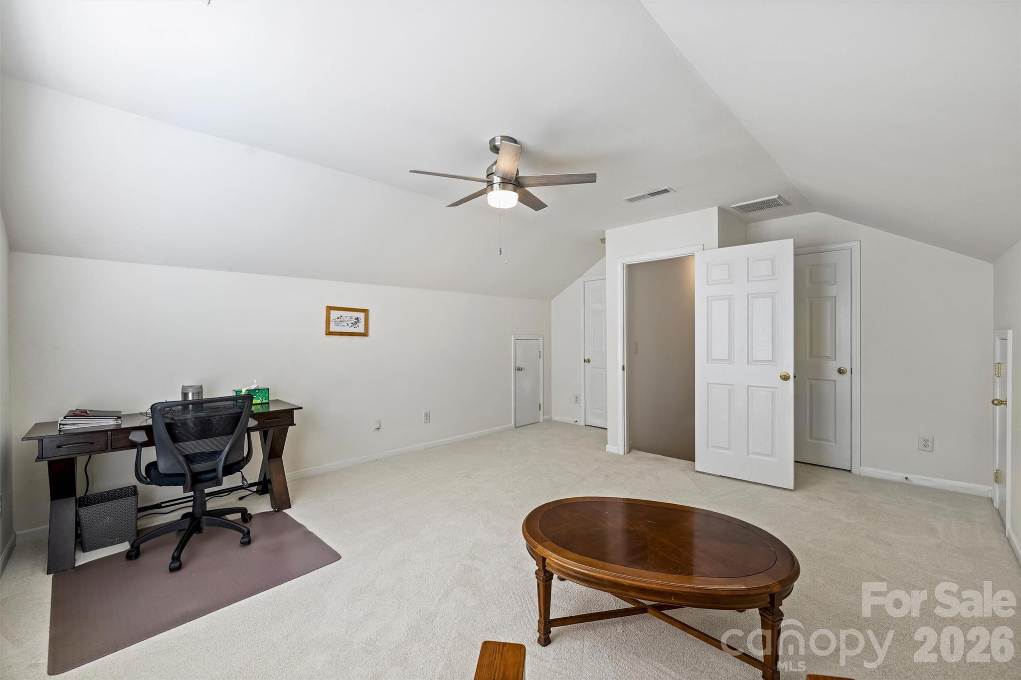 Closet and attic storage on both sides. - 1006 Banaba Court, Indian Trail