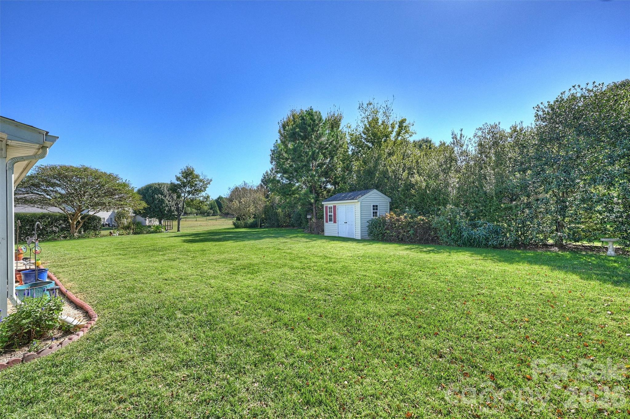 Huge, private back yard. - 1006 Banaba Court, Indian Trail