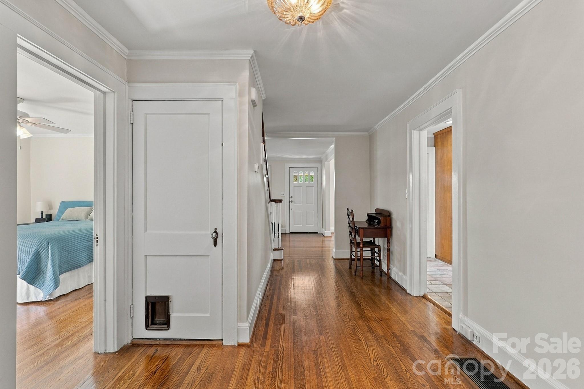 Main floor. Door on left leads to the basement. - 736 Arbor Street NE, Concord