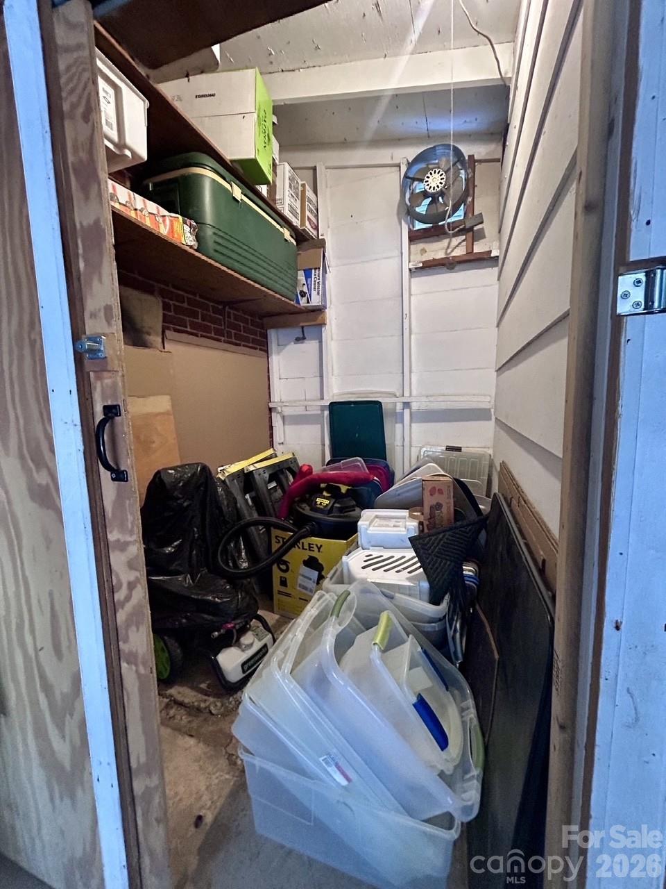 Garage storage room w/ door that locks - 736 Arbor Street NE, Concord