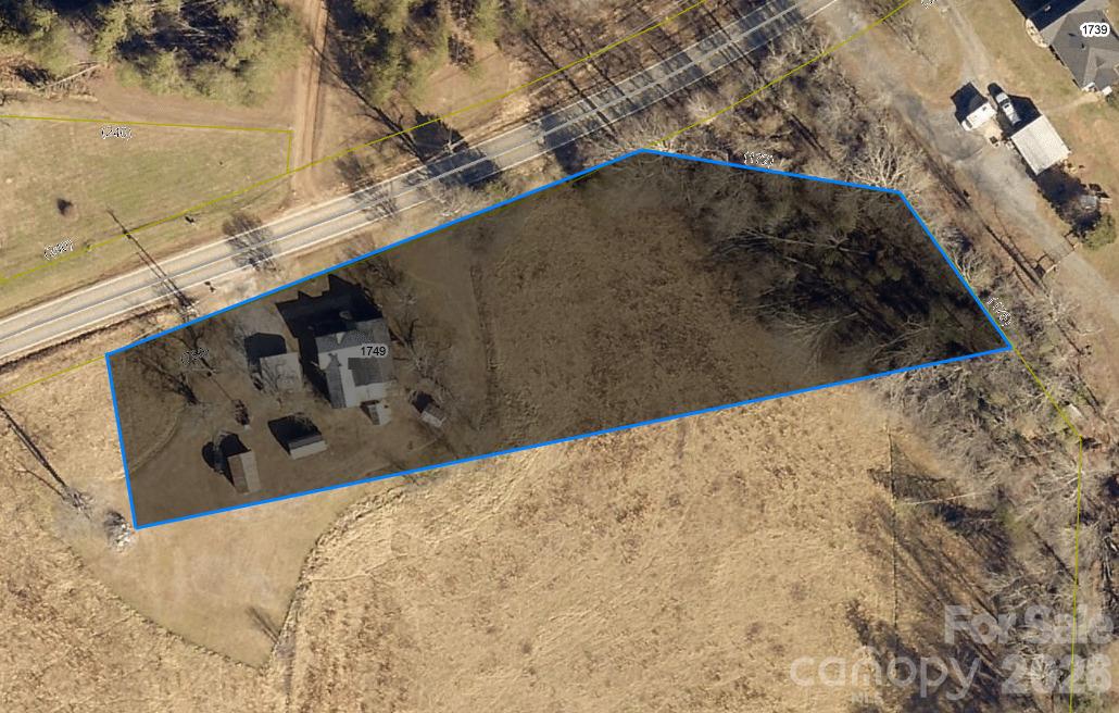 APPROXIMATE LINES - 1749 Bethel Road, Morganton