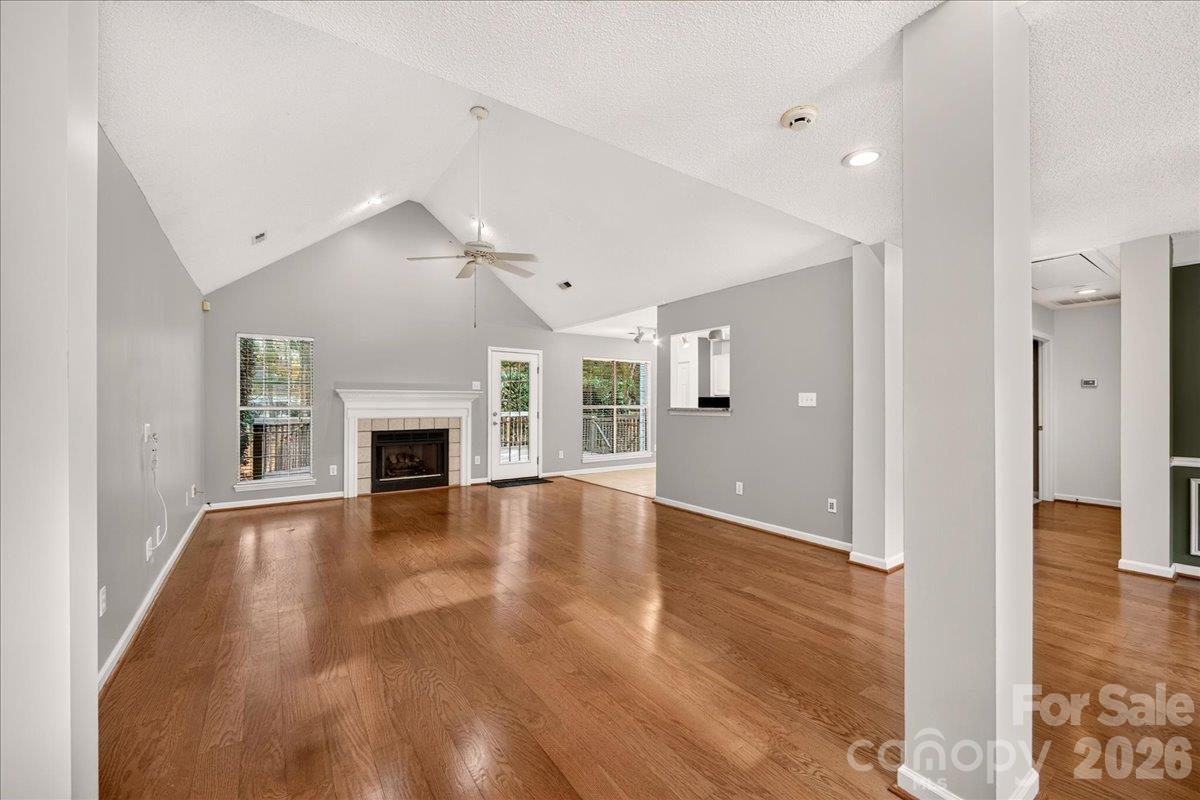 Open concept living/dining/kitchen - 9115 Pine Springs Court, Huntersville