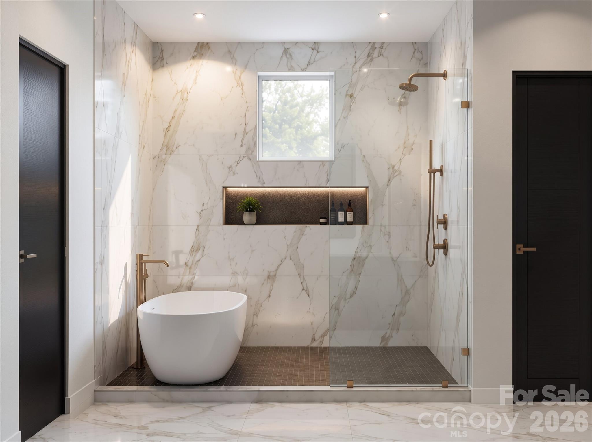 Primary Bath - 1016 Brookhurst Drive, Charlotte