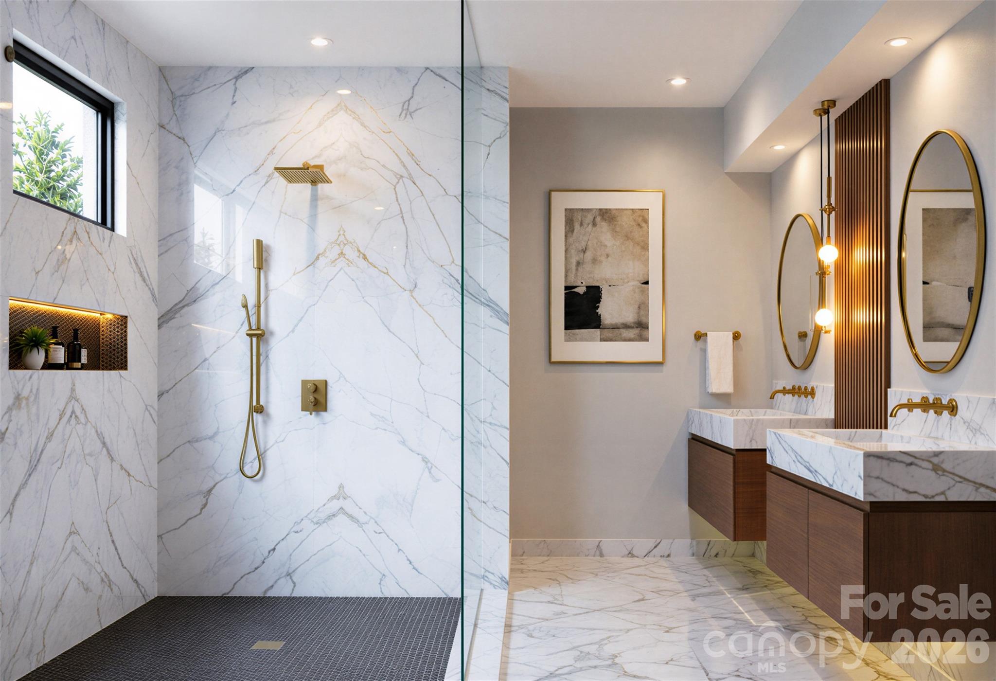 Primary Bath - 1016 Brookhurst Drive, Charlotte