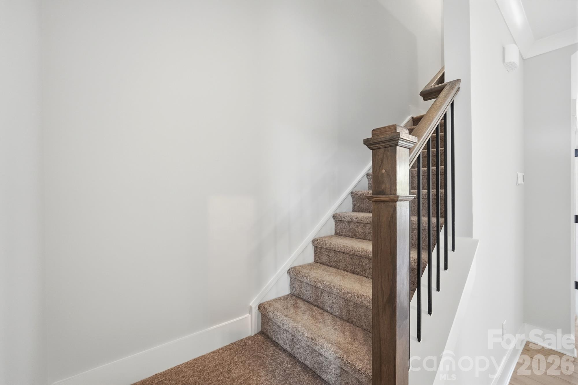 Stairs to upper level - 12311 Bryton Ridge Parkway, Huntersville