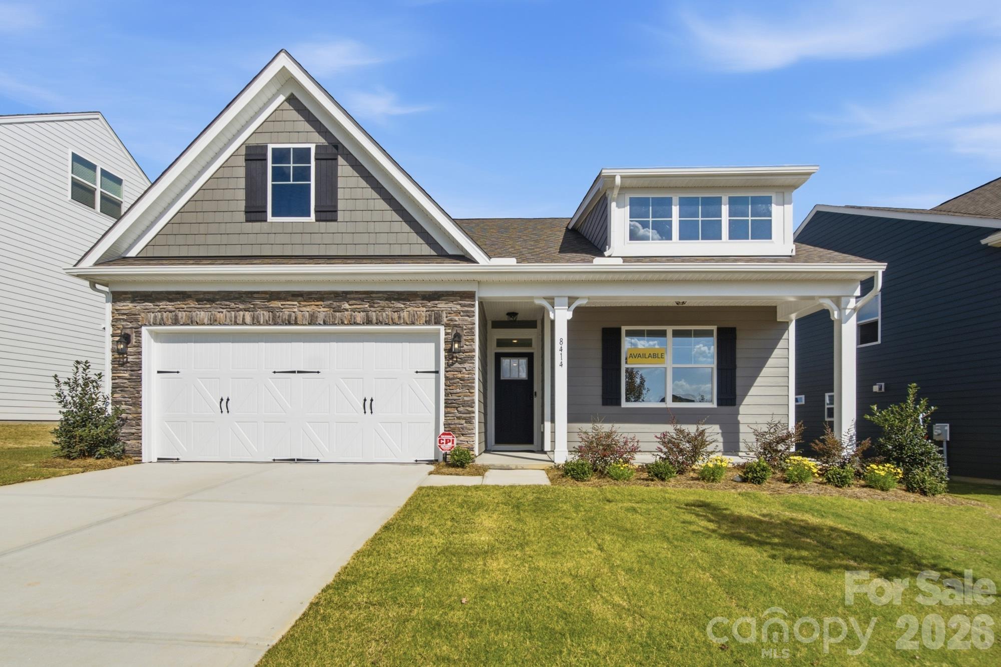 Homesite 354 features a Stanley B floorplan - 8414 Acadia Parkway, Sherrills Ford