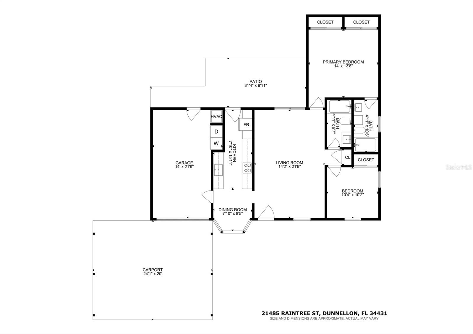 Single Family Residence at 21485 SW RAINTREE ST, DUNNELLON, photo 55 of 55