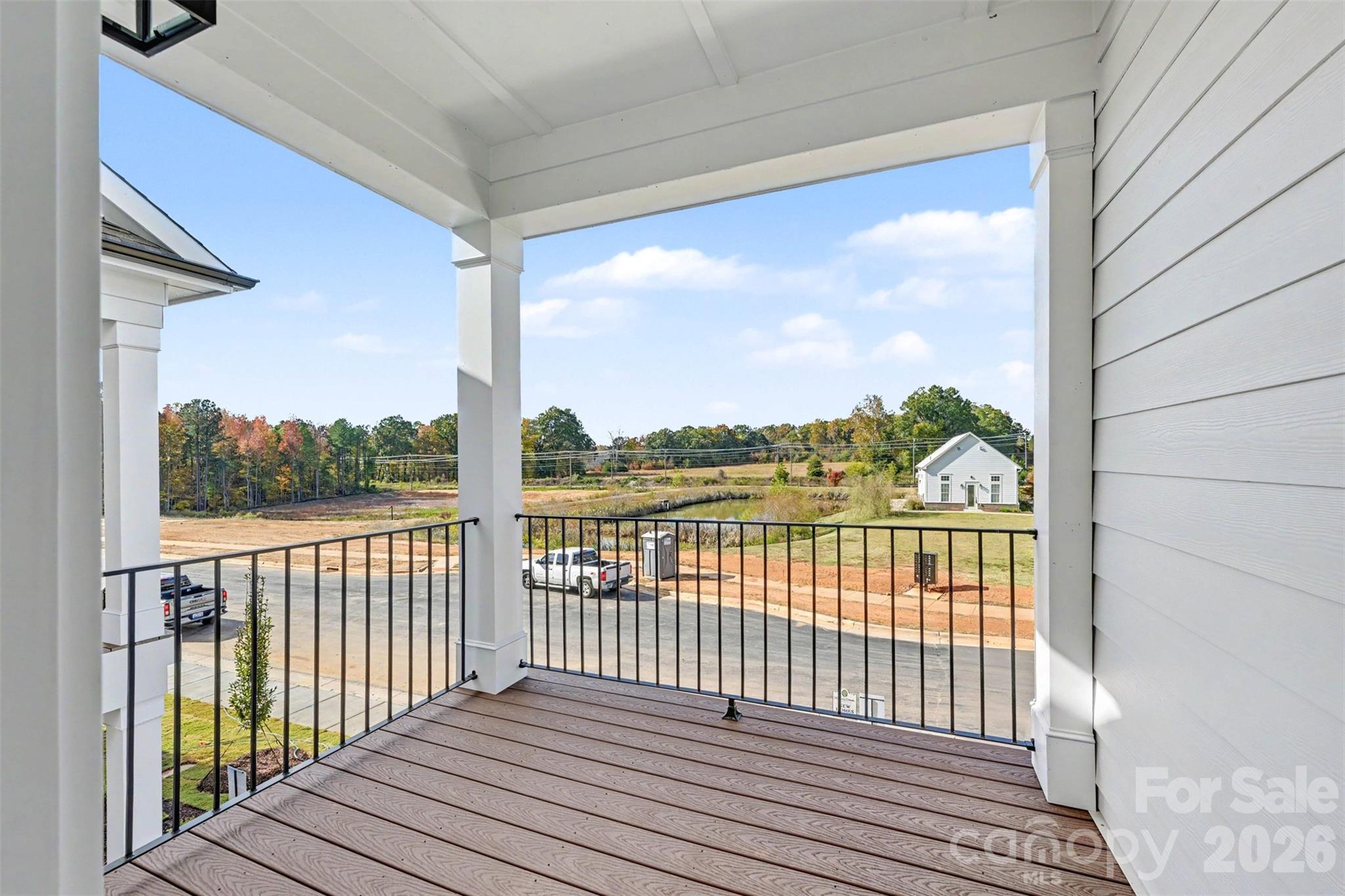 Second floor balcony off Bedroom 2 - 10225 Rainier Trail Drive NW, Huntersville