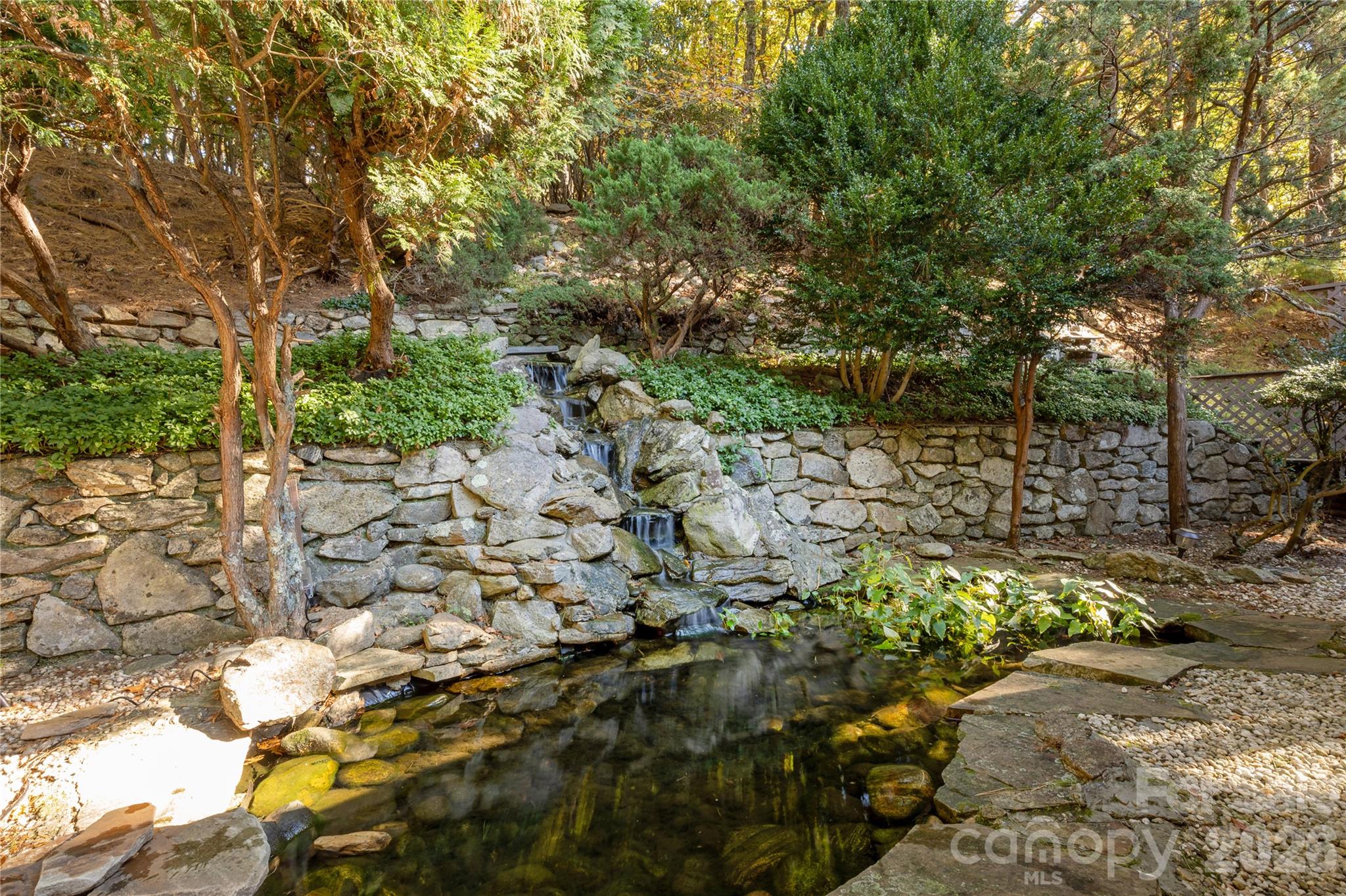 Working koi pond - 20 Wild Cherry Drive, Mills River