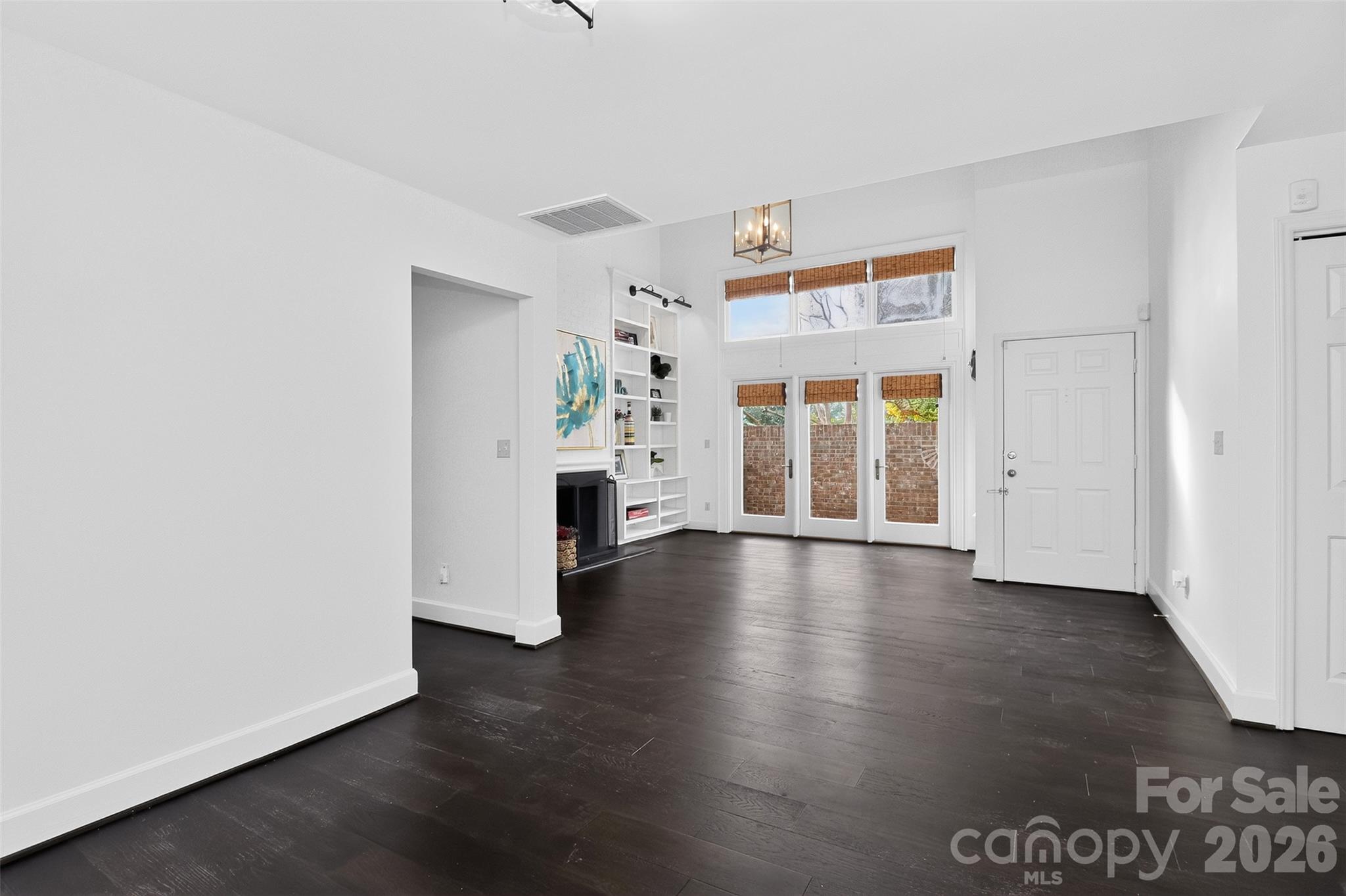 Dining room, living room - 8254 Tradd Court, Charlotte