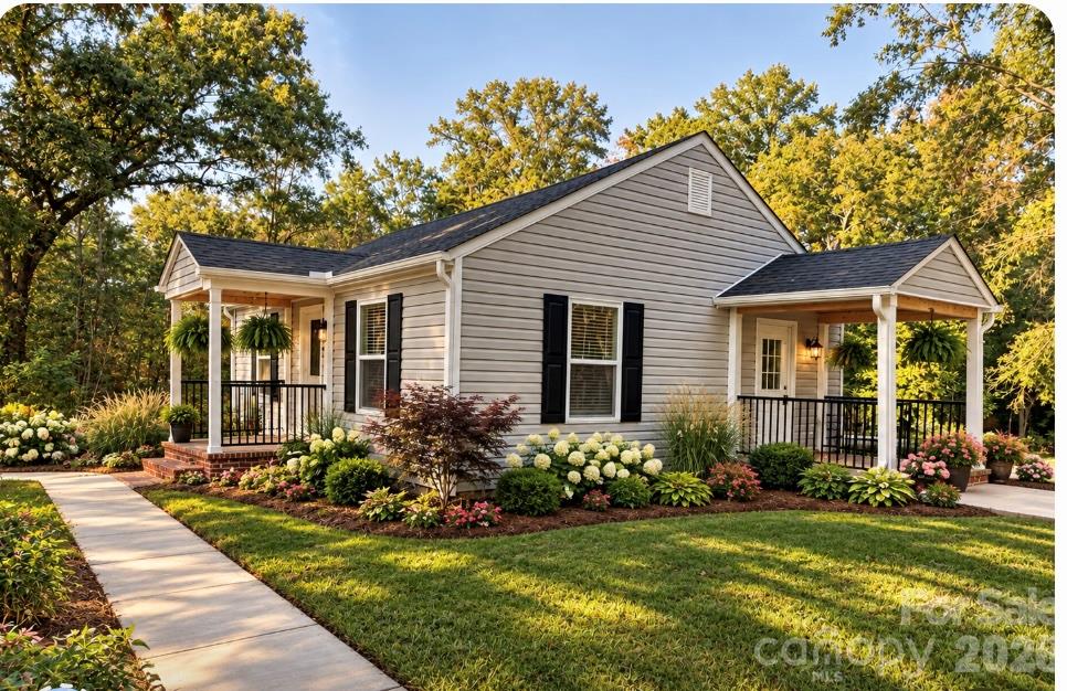 VIRTUALLY STAGEDSide View - 1010 Trull Hinson Road, Wingate