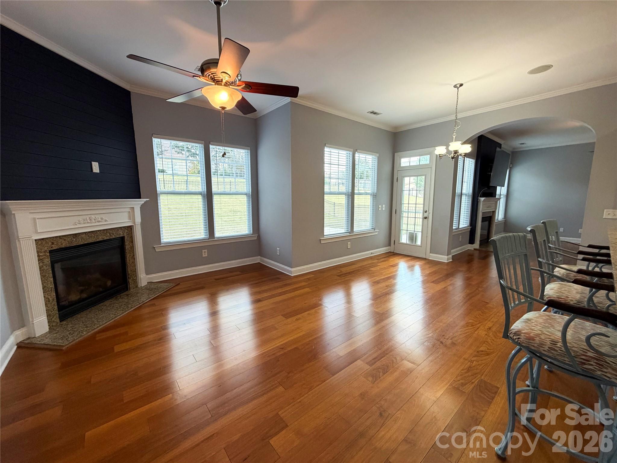 Keeping Room with fireplace - 3614 Pinetree Avenue SW, Concord