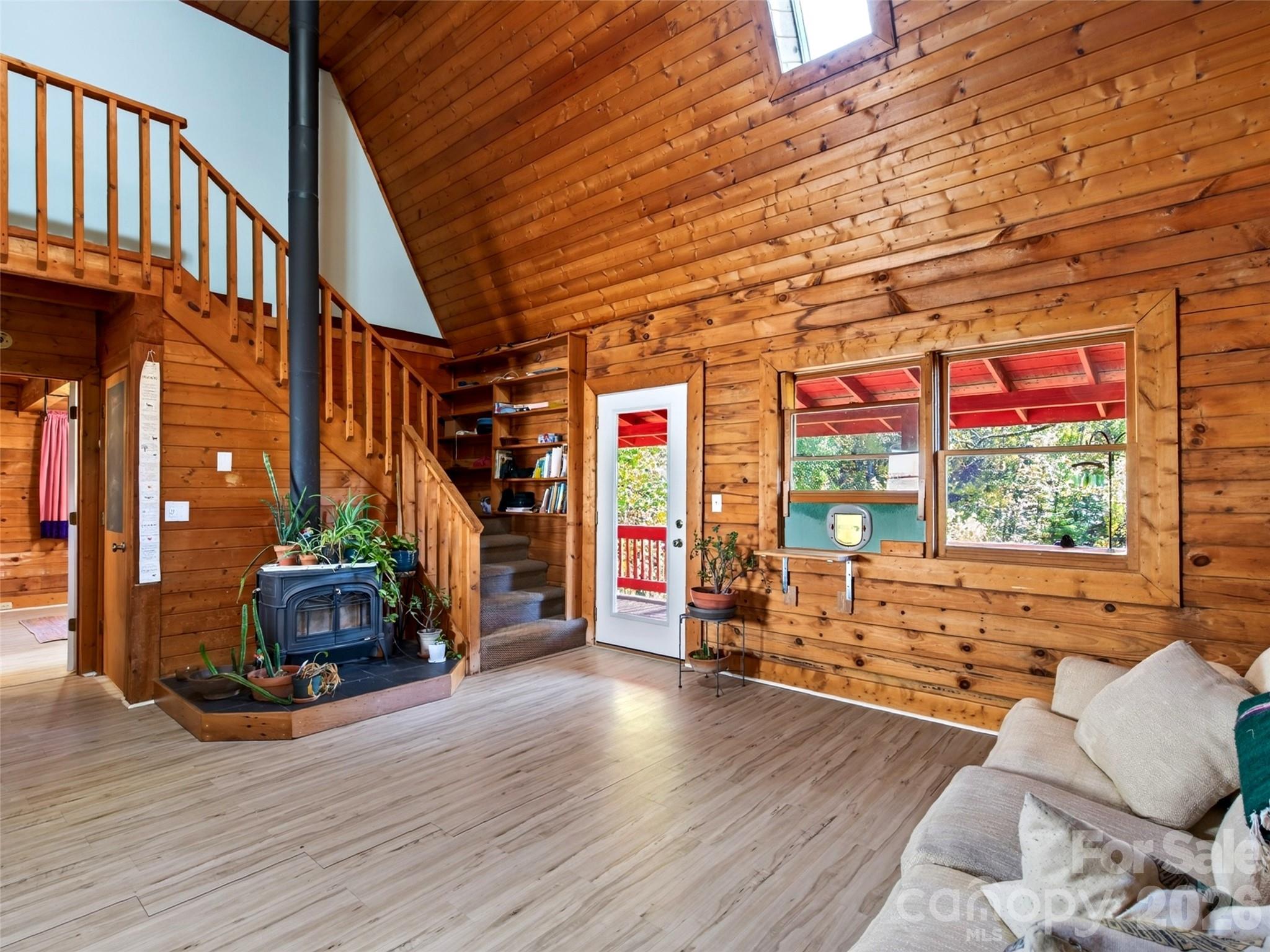 Wood burning stove - 335 Moody Cove Road, Weaverville