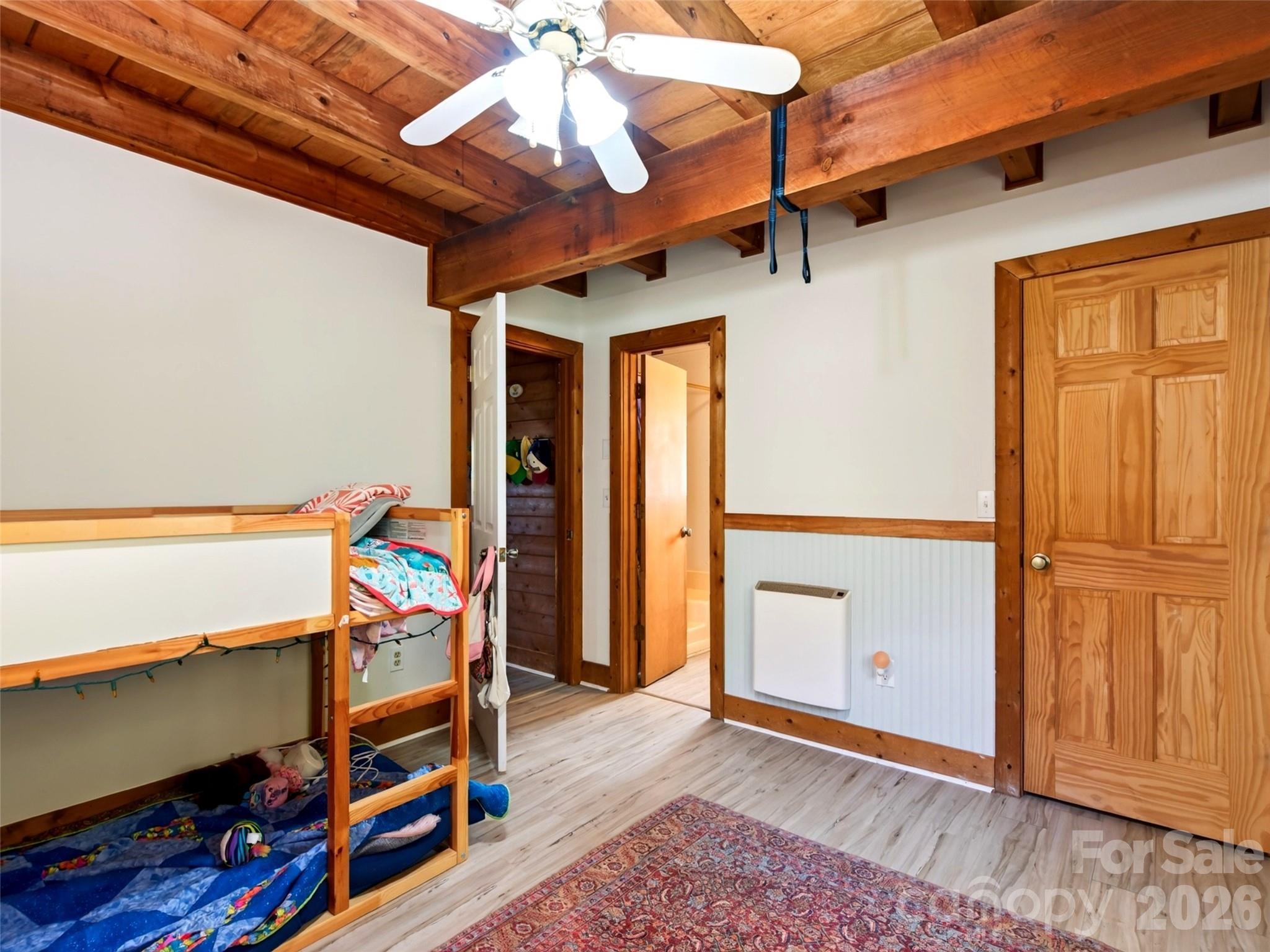Main level primary bedroom - 335 Moody Cove Road, Weaverville