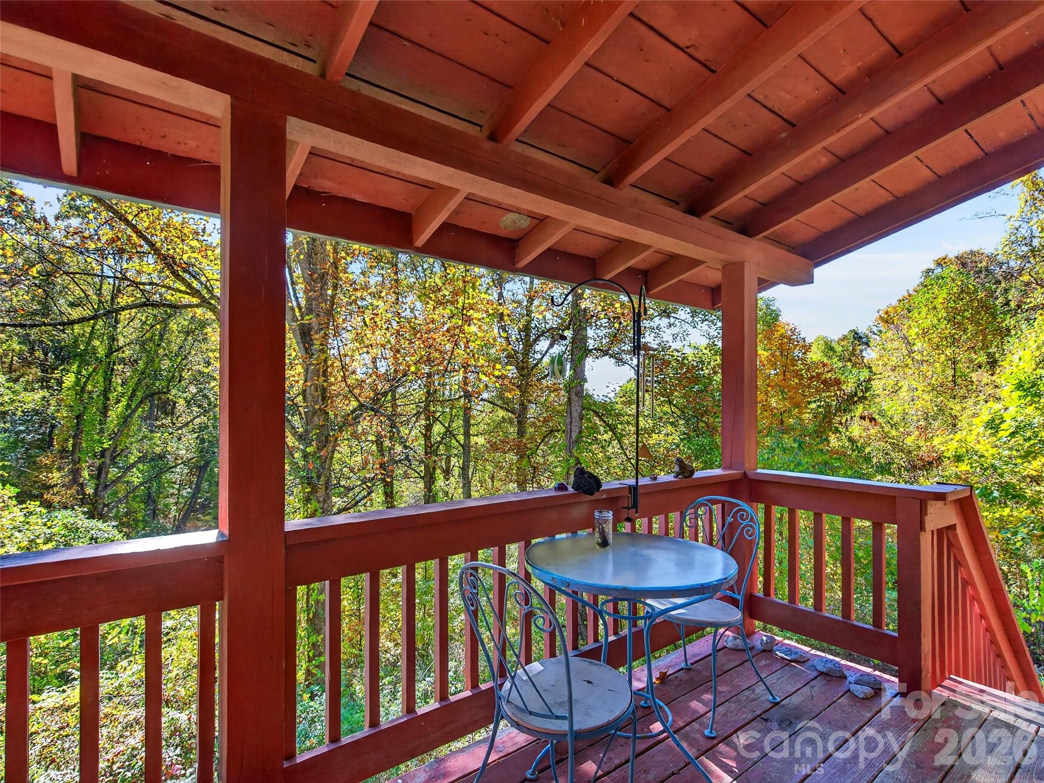 Covered back deck - 335 Moody Cove Road, Weaverville