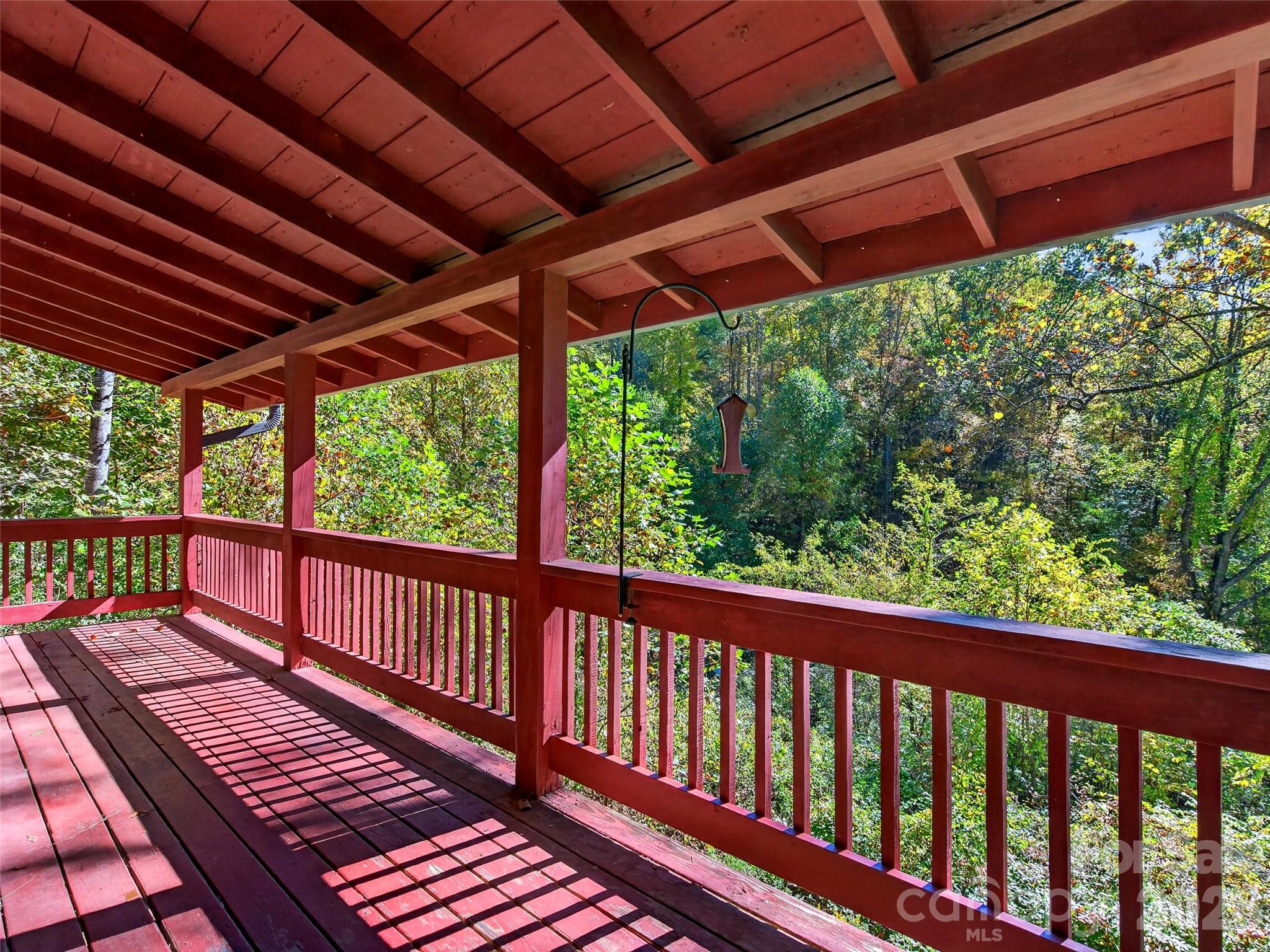 Covered back deck - 335 Moody Cove Road, Weaverville