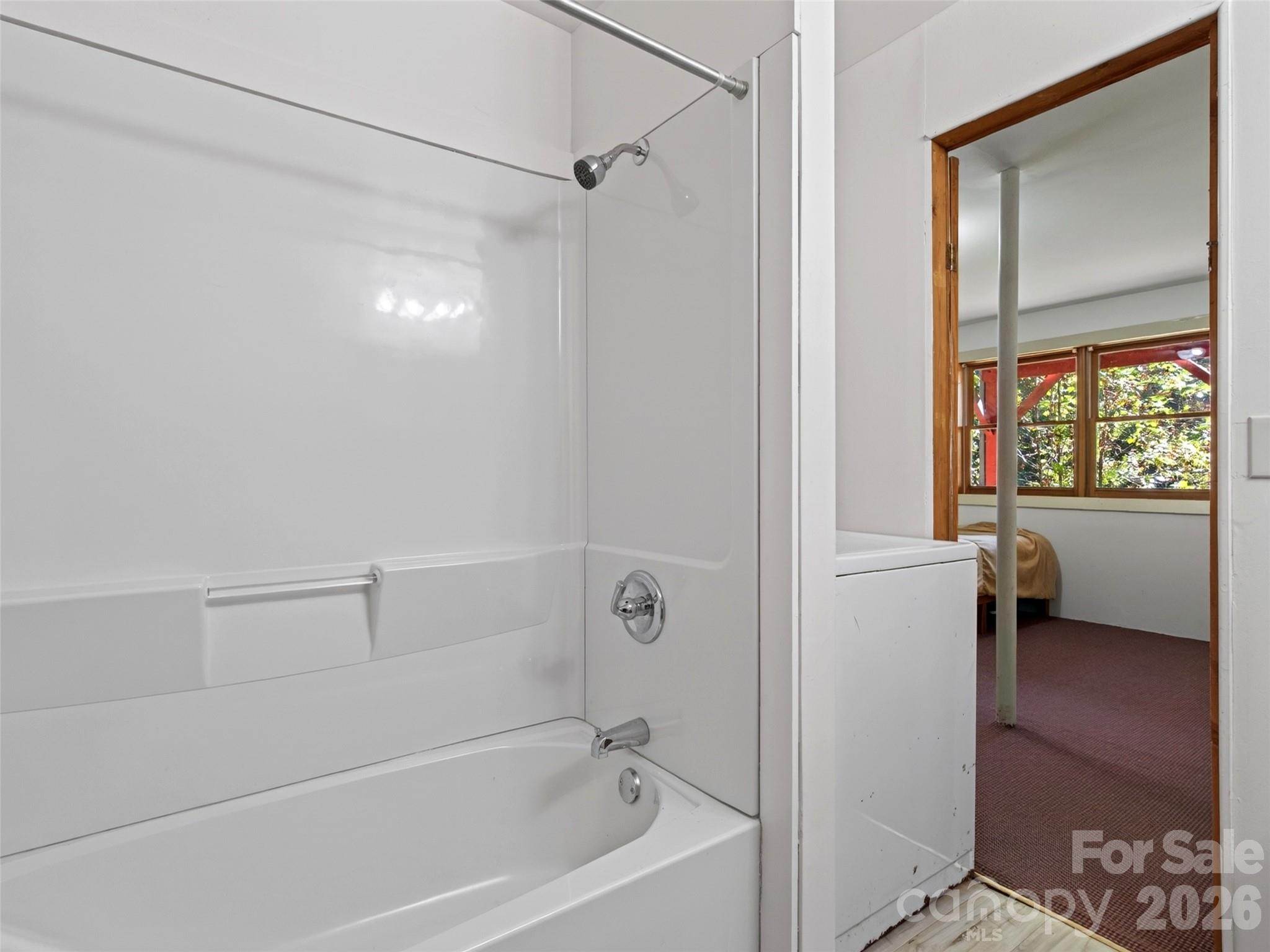 Lower level full bathroom - 335 Moody Cove Road, Weaverville