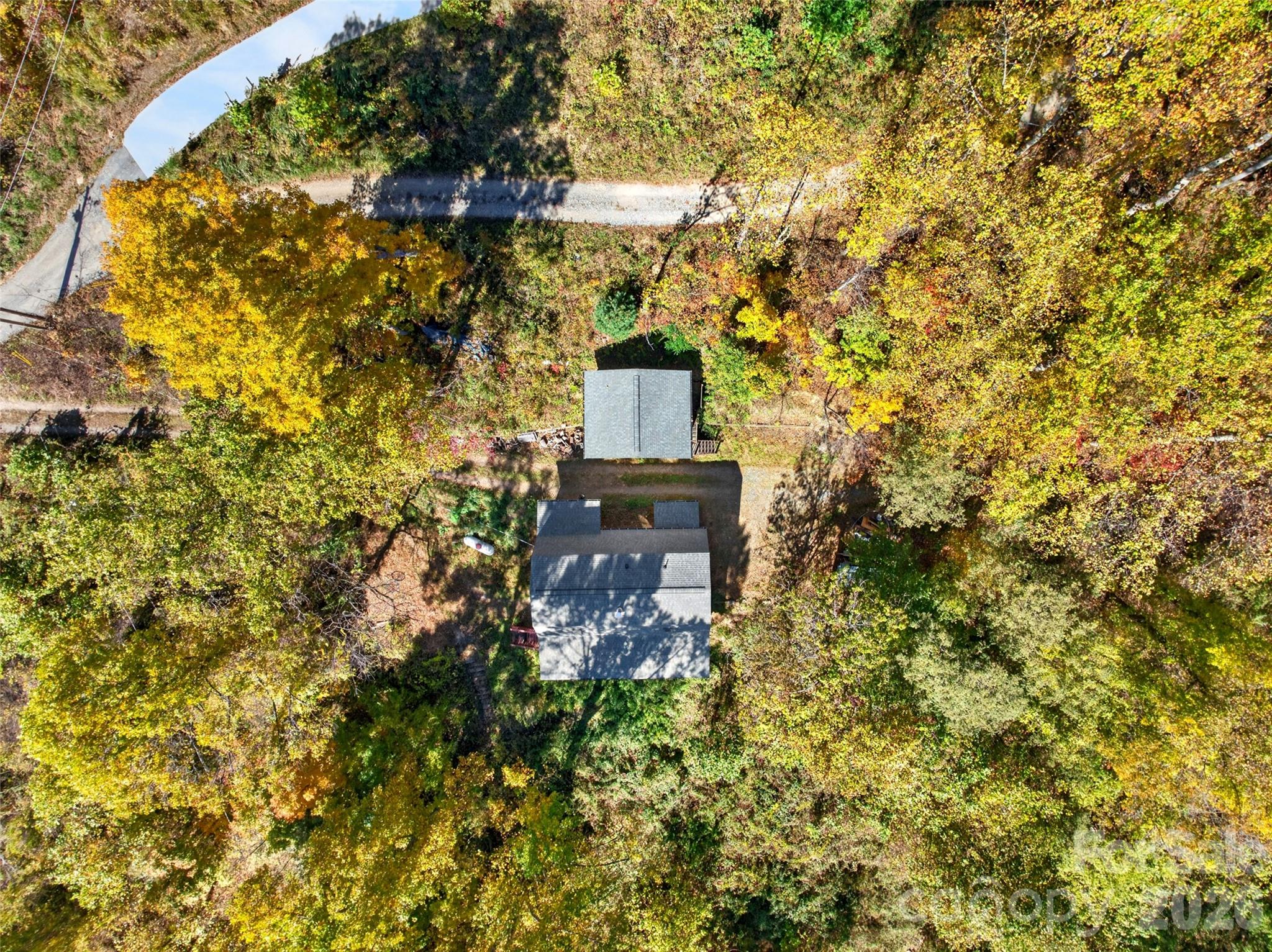 Aerial view - 335 Moody Cove Road, Weaverville