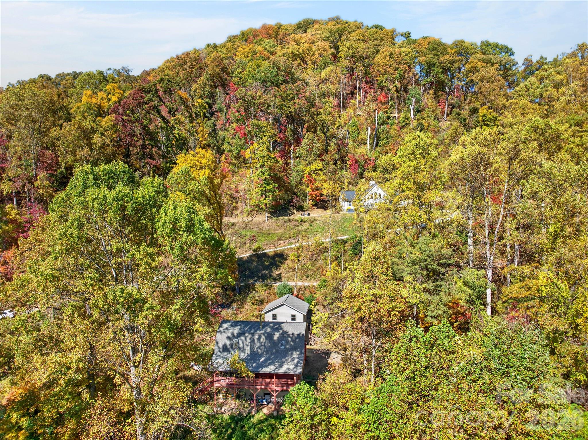 Aerial view - 335 Moody Cove Road, Weaverville