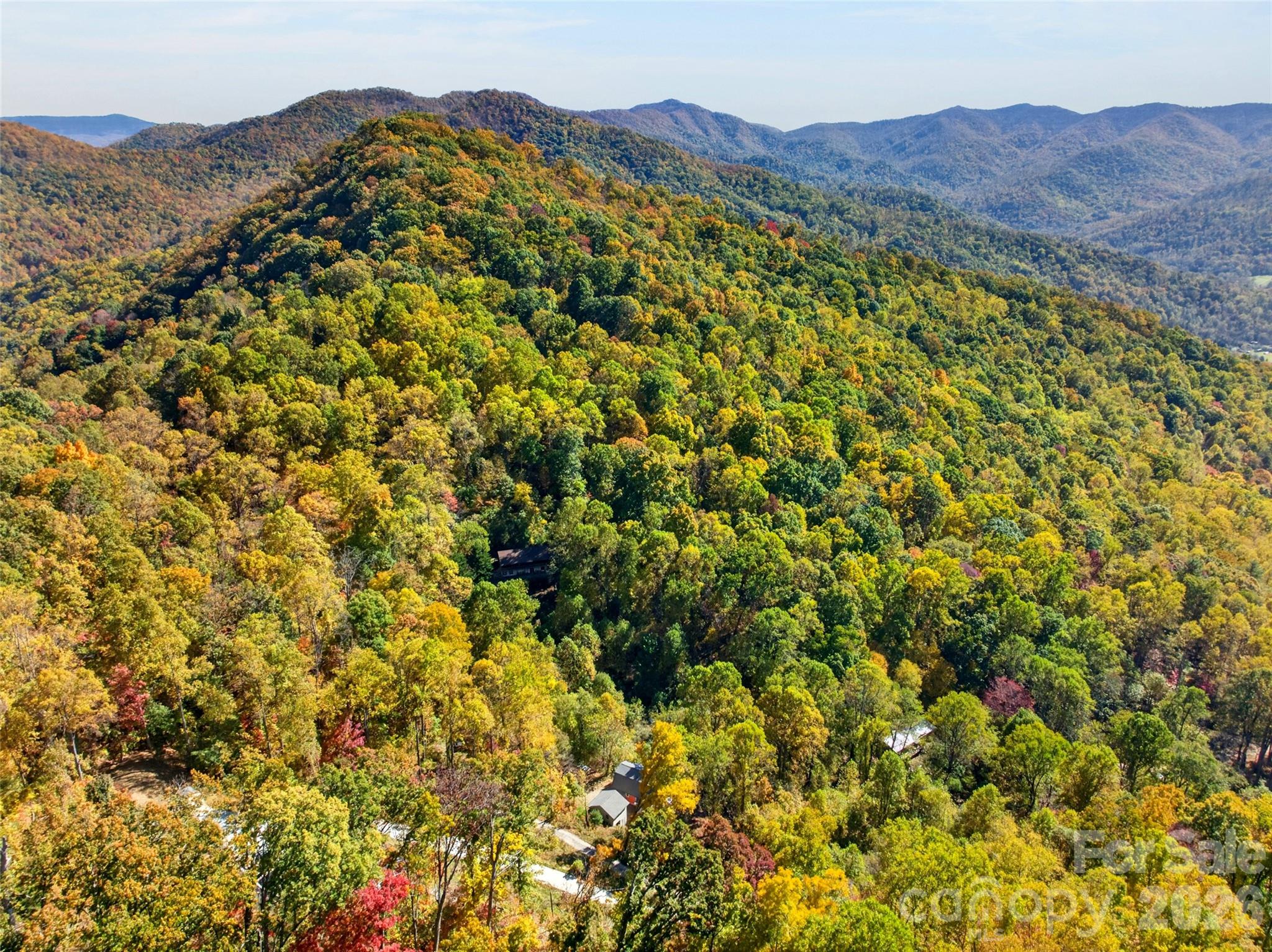 Aerial view - 335 Moody Cove Road, Weaverville
