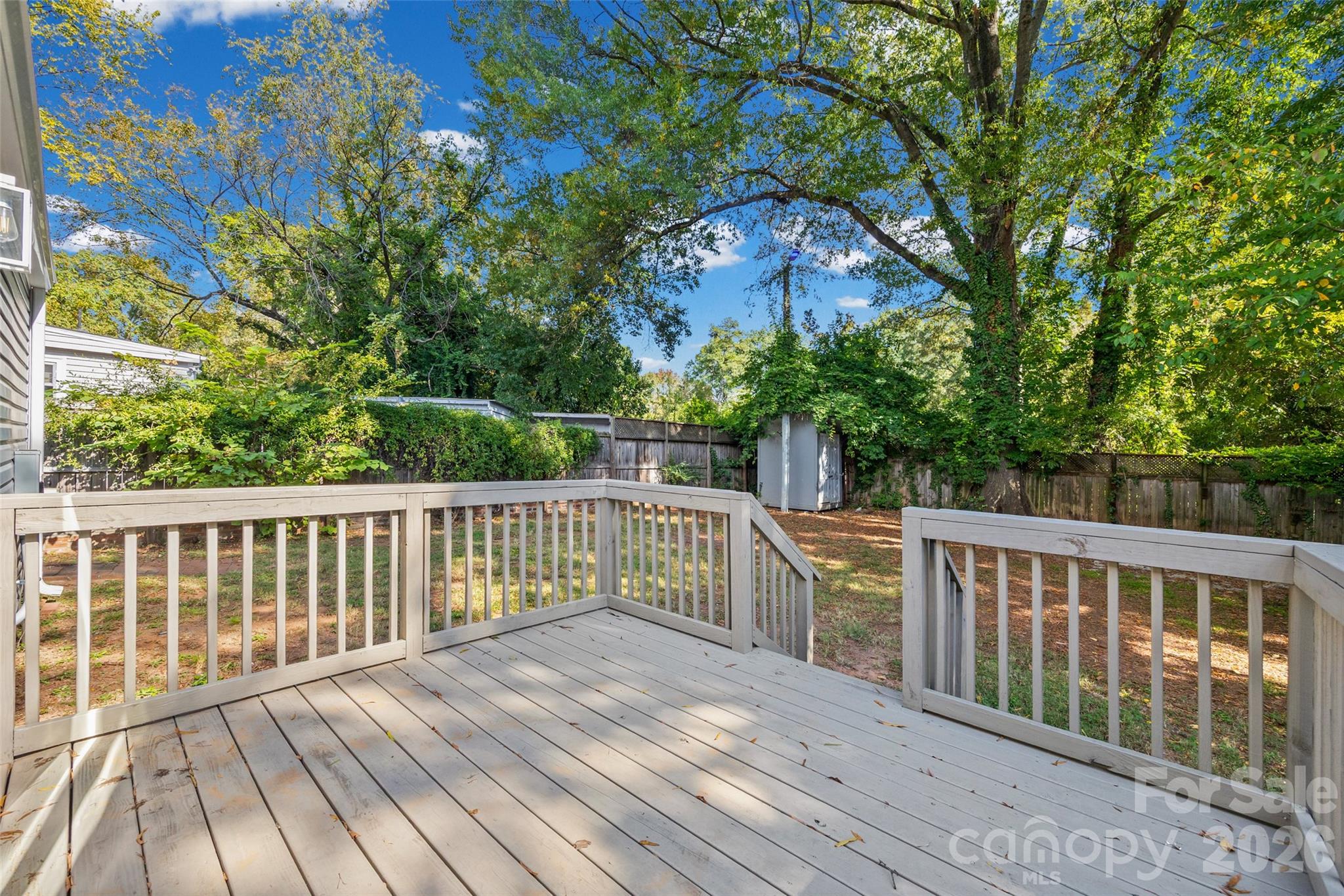 Backyard patio - 1603 Browns Avenue, Charlotte