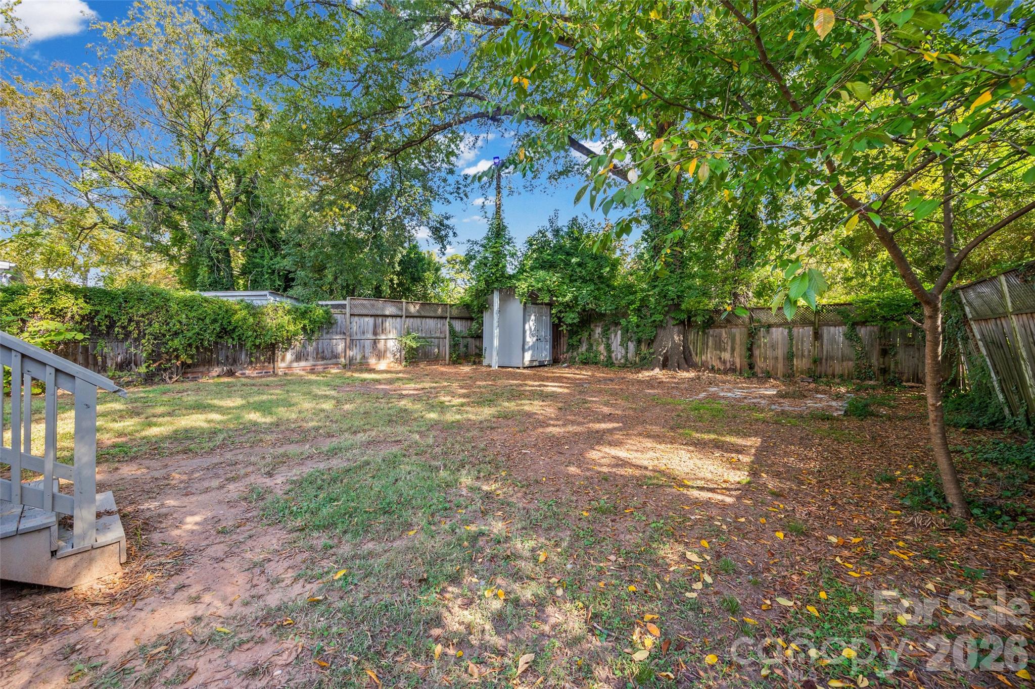 Backyard - 1603 Browns Avenue, Charlotte