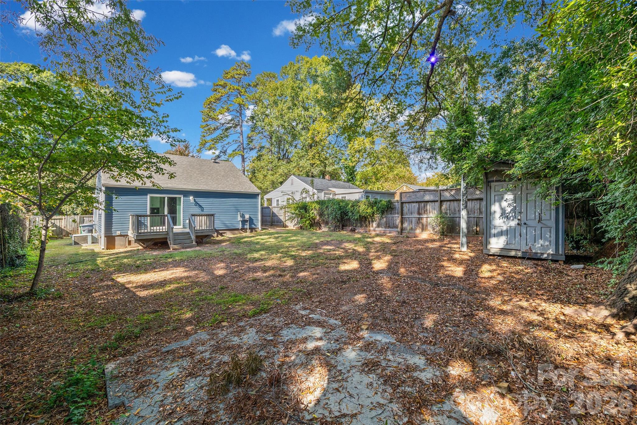Backyard - 1603 Browns Avenue, Charlotte
