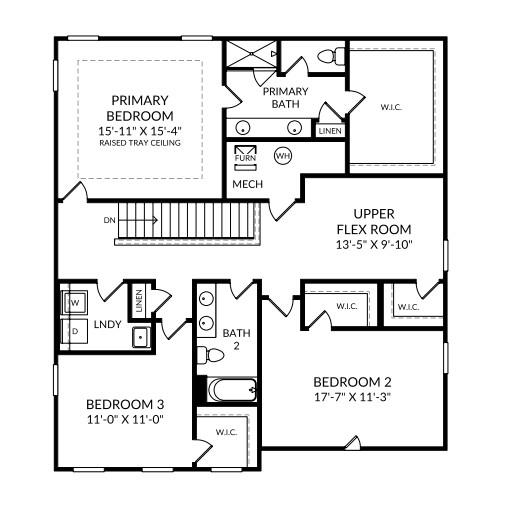 Upper Level - 2012 Pine Nut Trail, Indian Trail