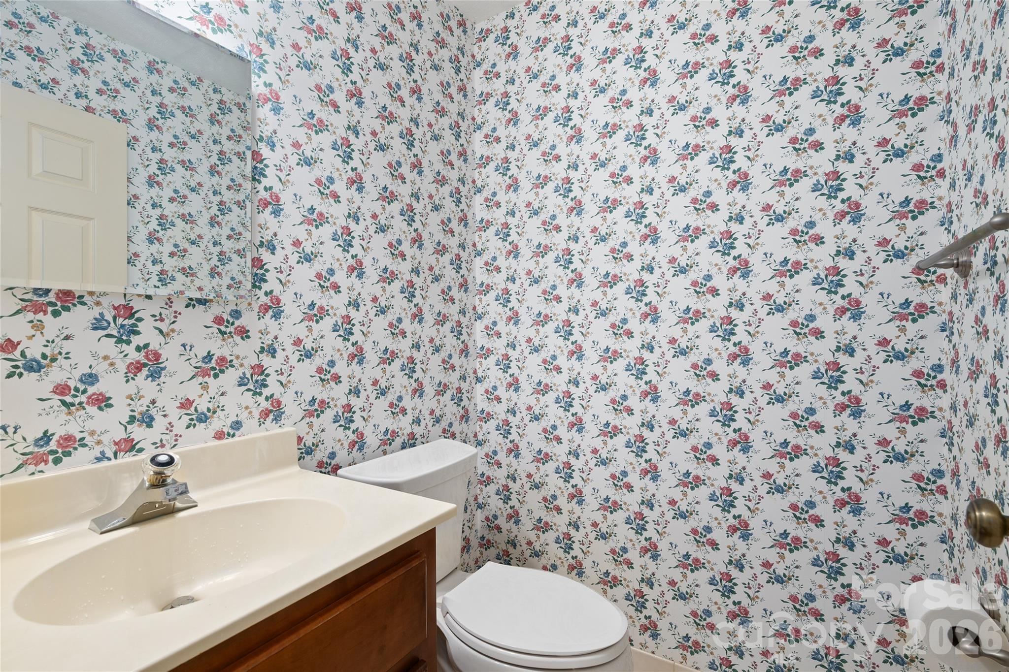 Guest Half Bath - 2505 Little River Road, Hendersonville